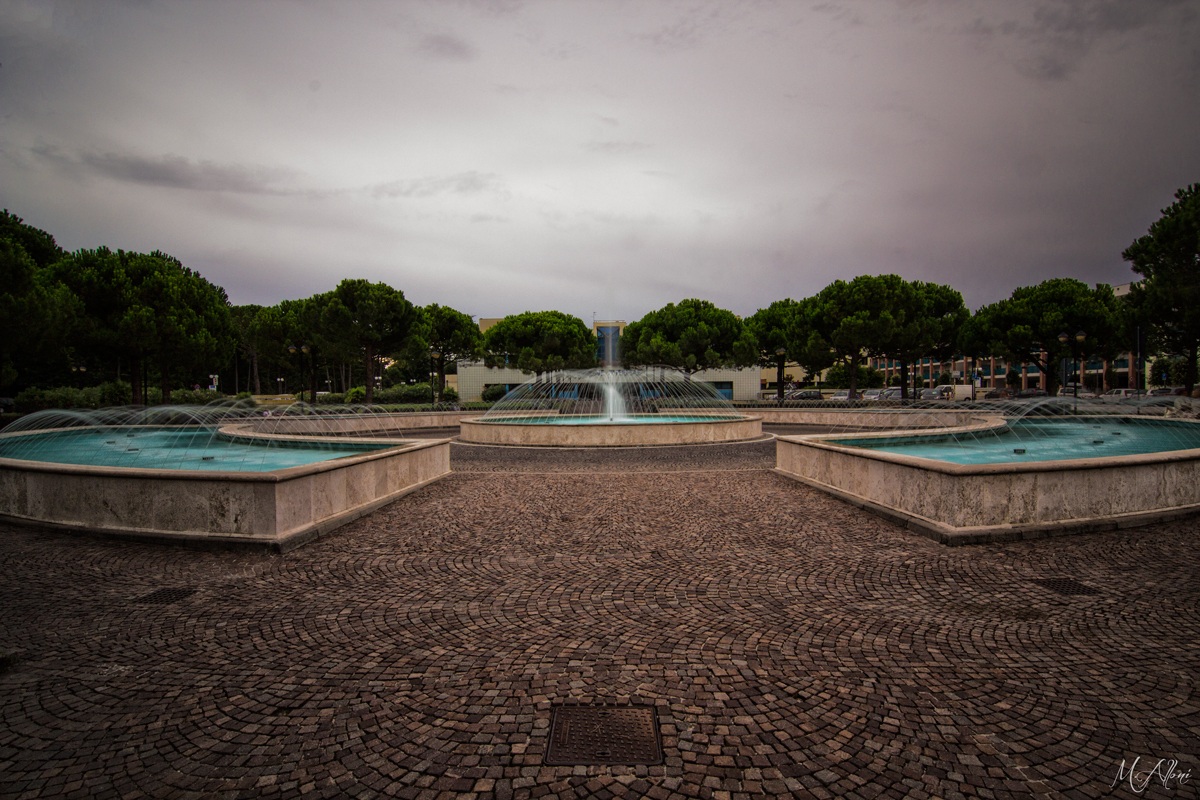 The fountain Bibione Terme...