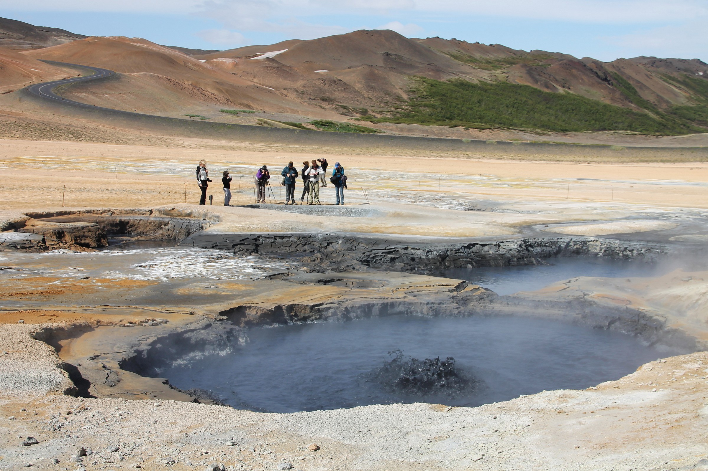 Iceland sulfur mines...