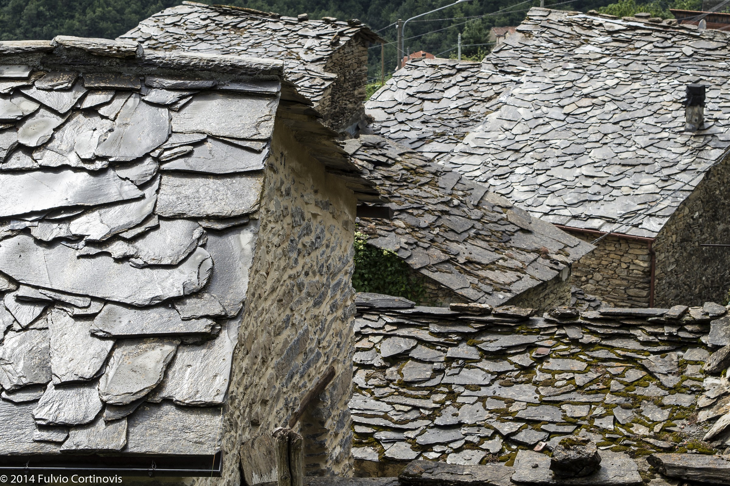 Roofs of ciappe (Rezzo)...