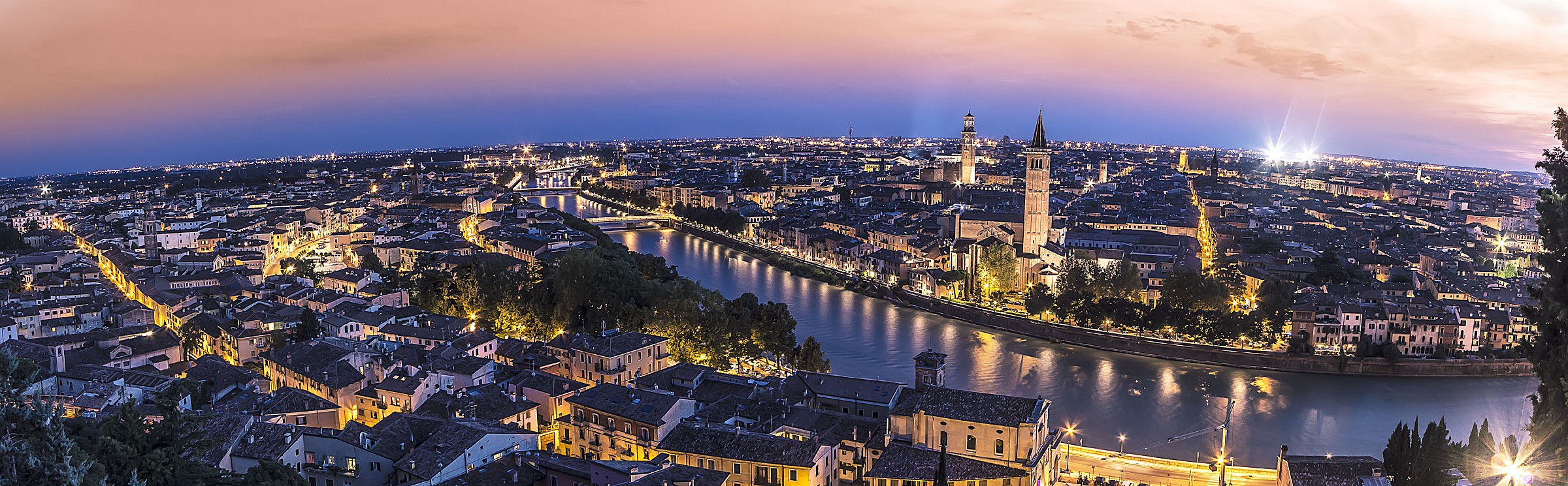 Verona panorama - Blue Hour...