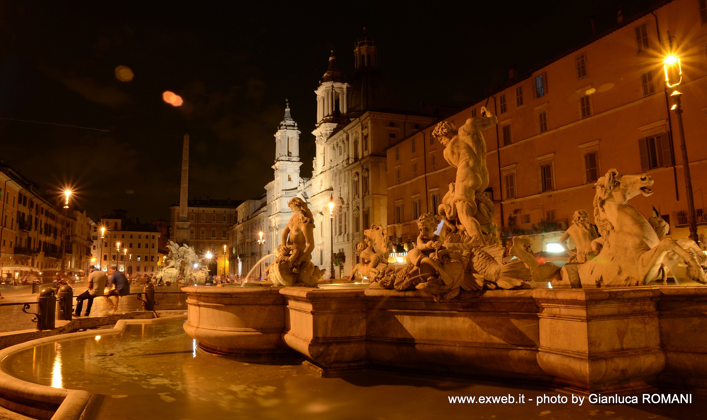Piazza Navona, the Fountain of Neptune...
