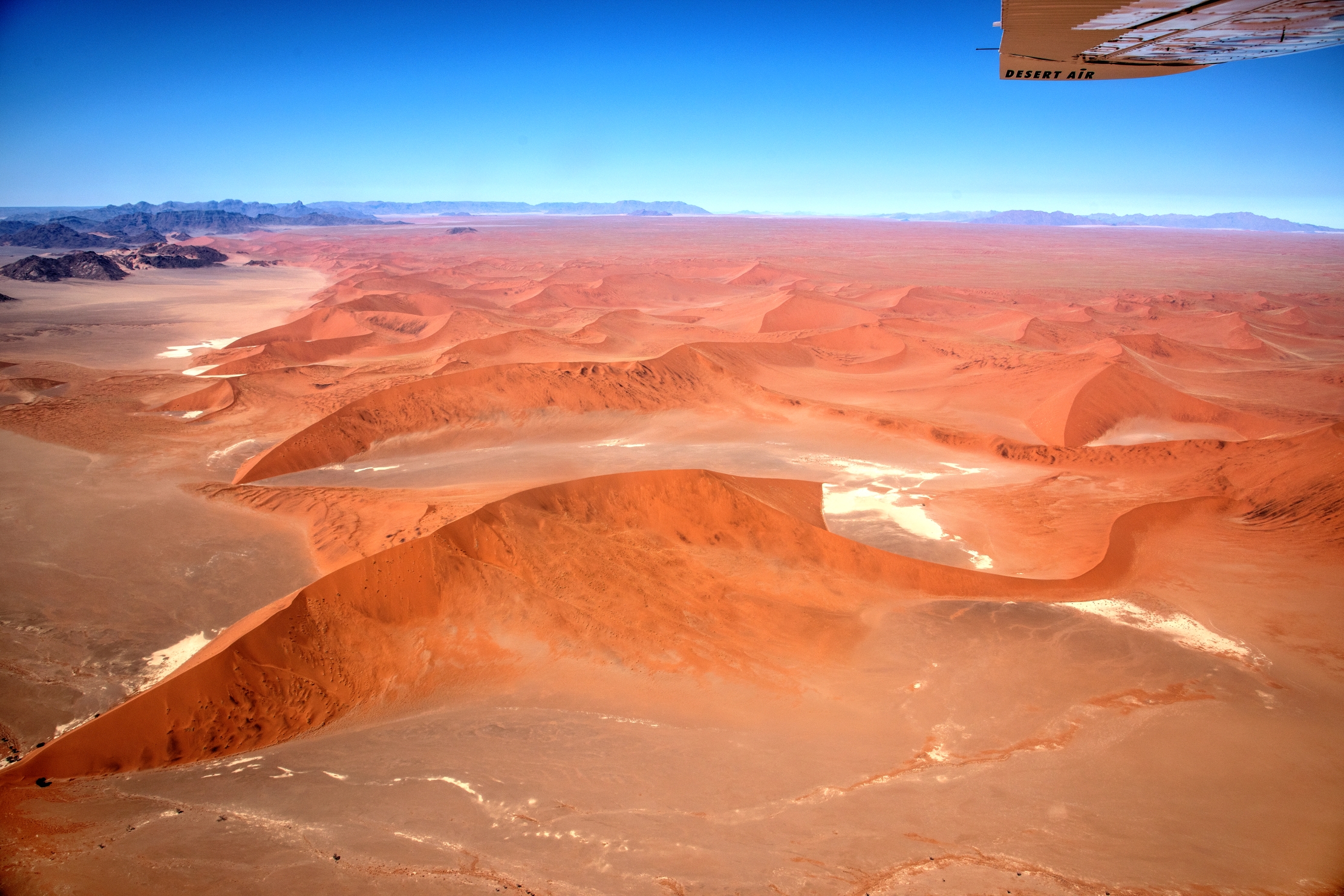 Deserto del Namib - Veduta aerea...