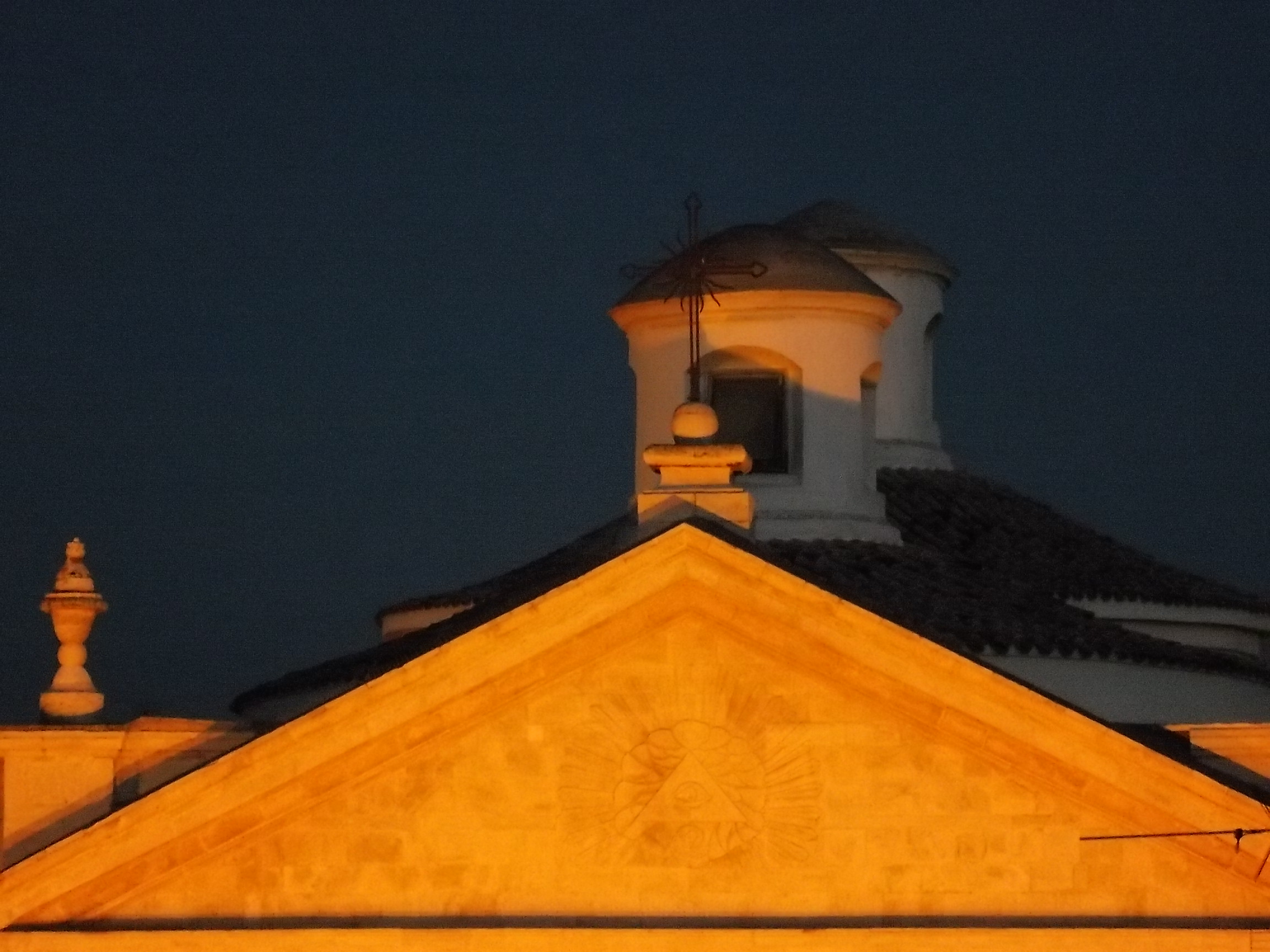 The church at night...