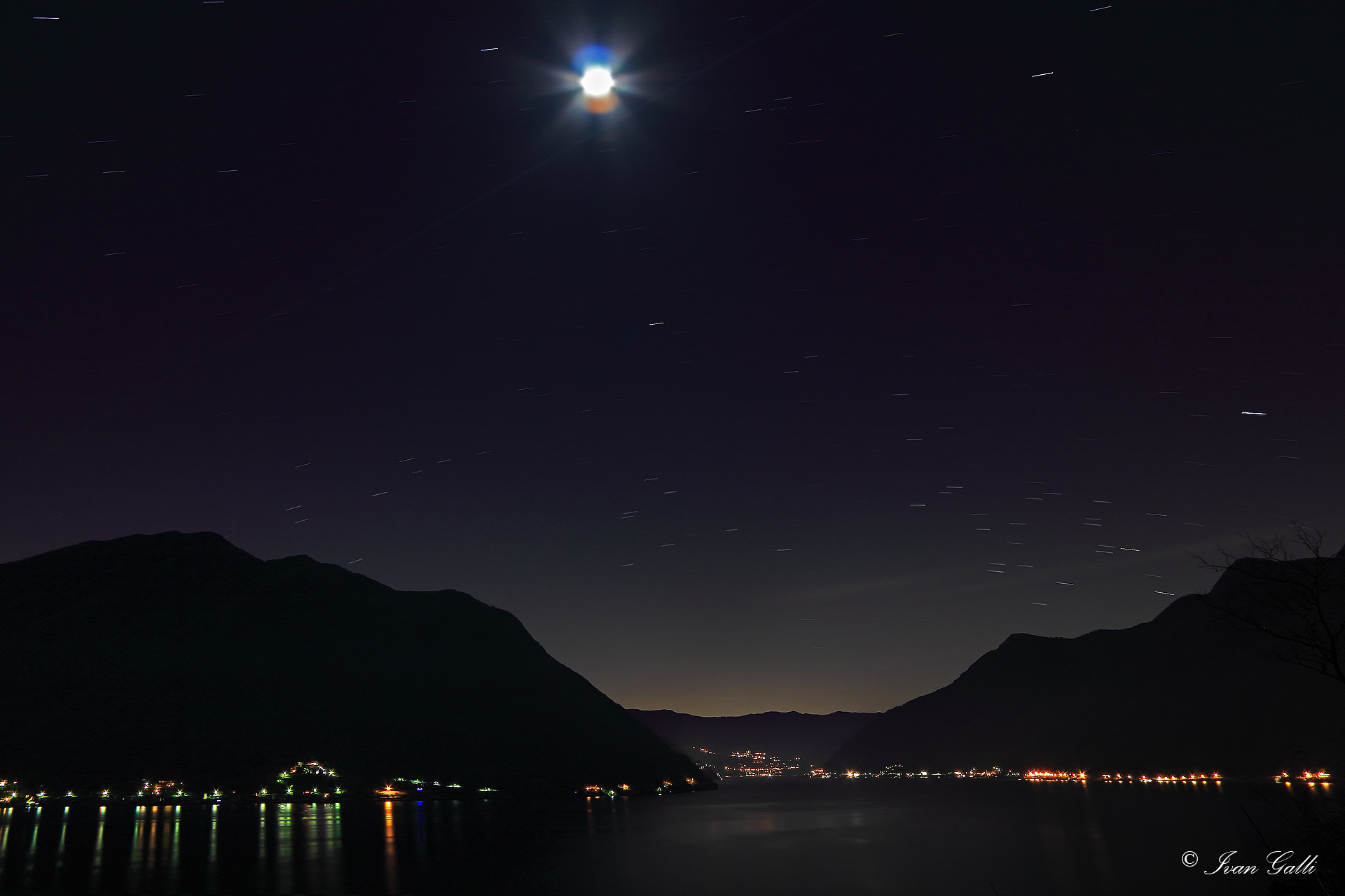 notturna lago di Como...