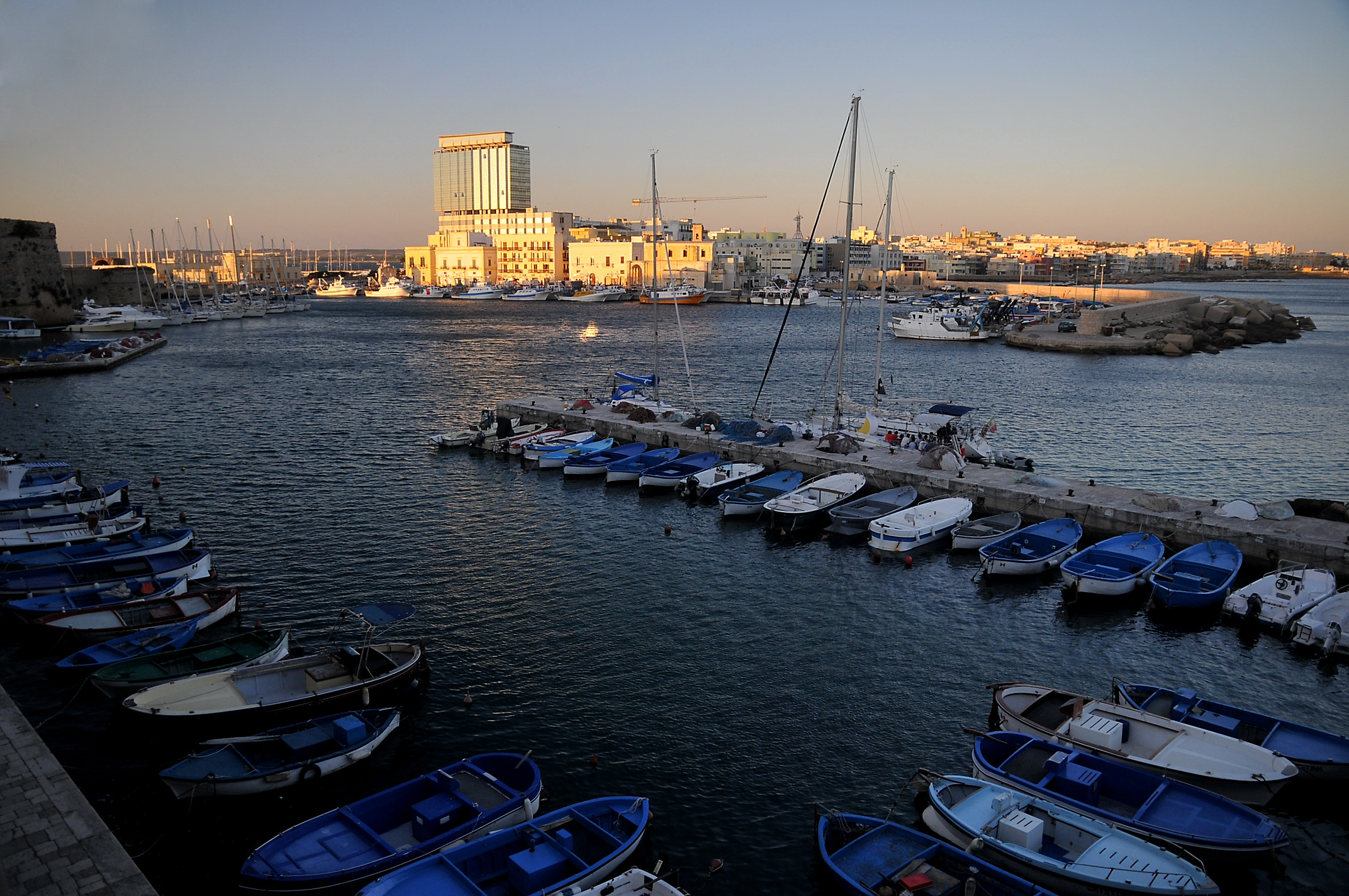 Gallipoli: the port...