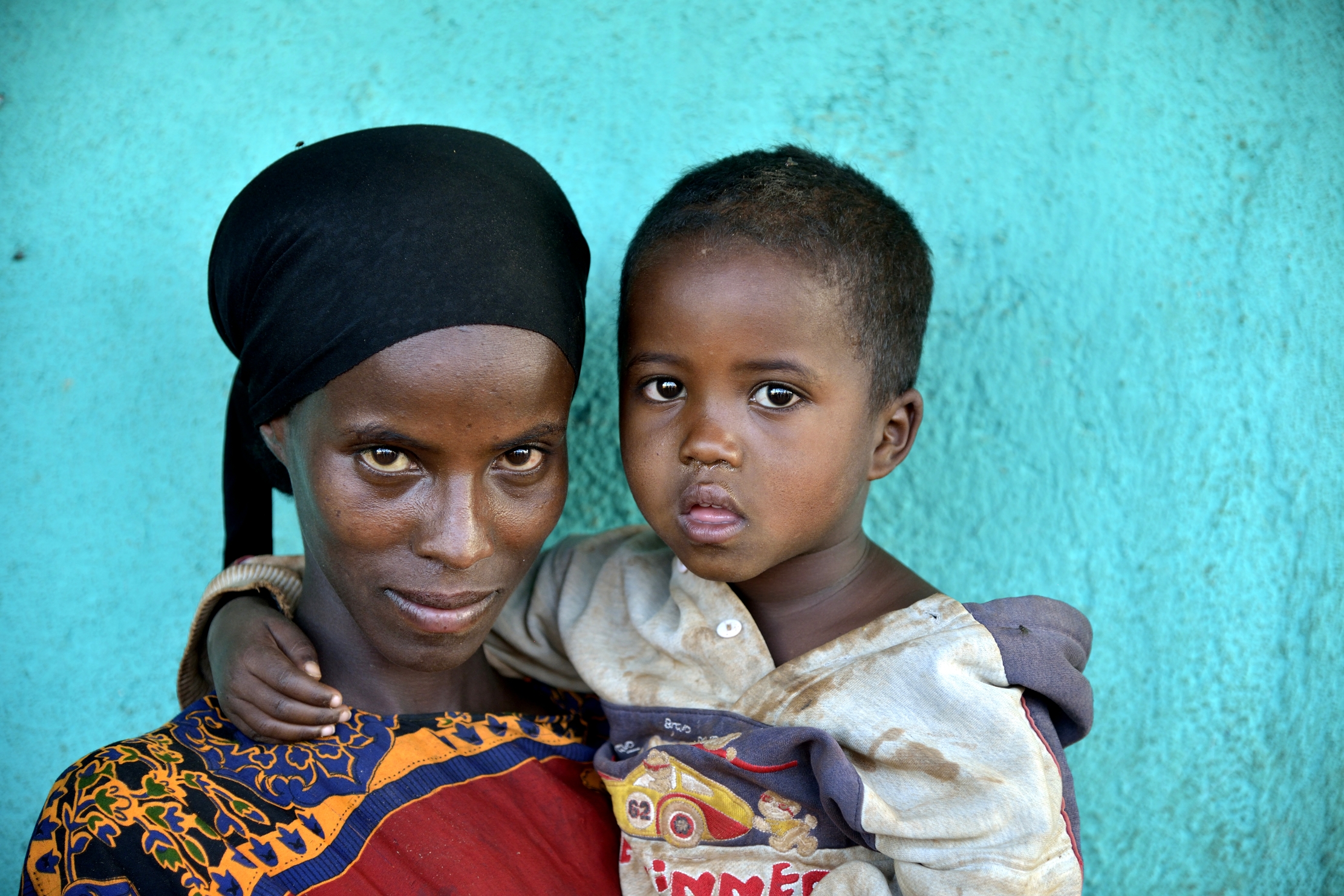Ethiopia 2015 - Woman with child Borana...