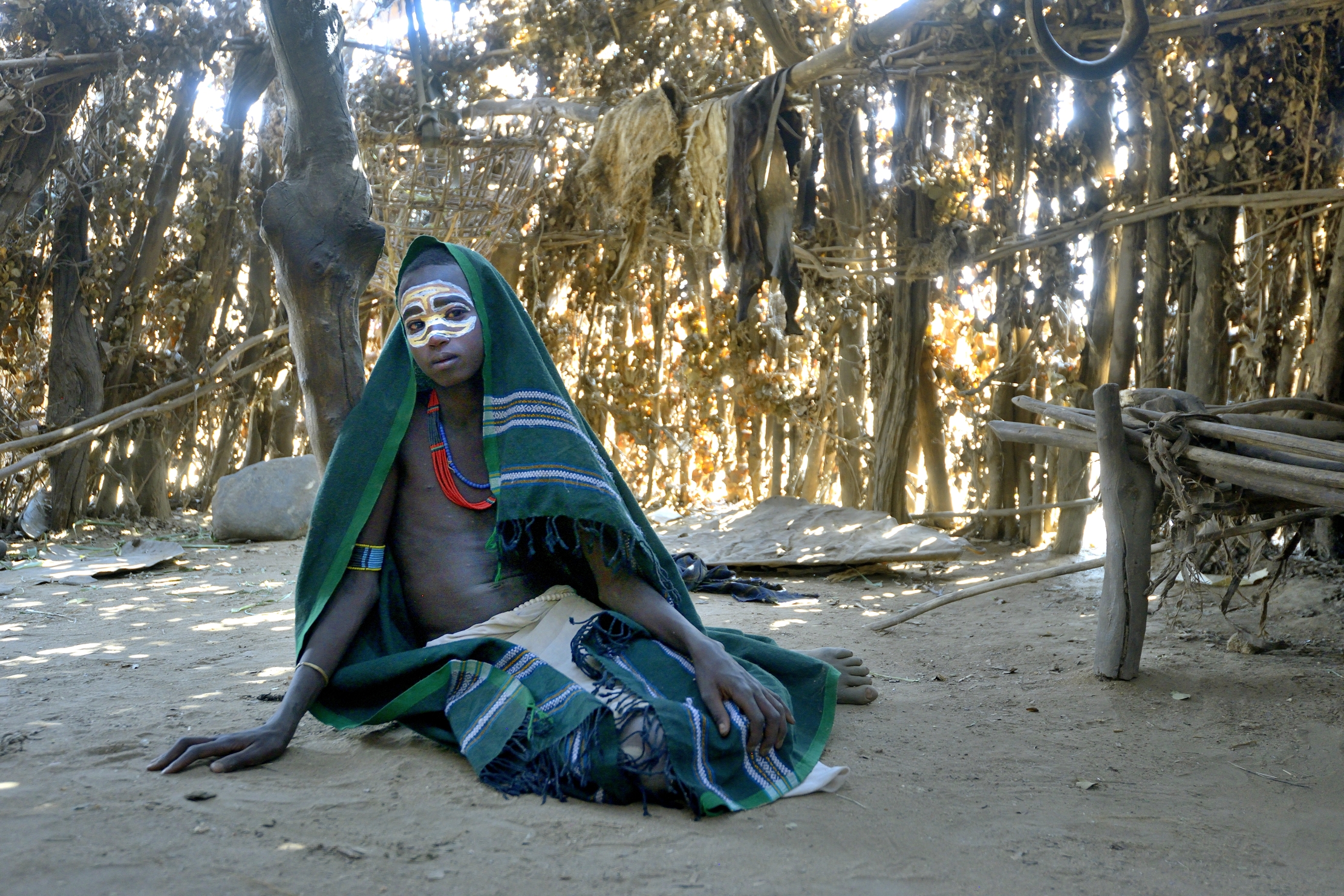 Ethiopia 2015 - In a hut Erbore...