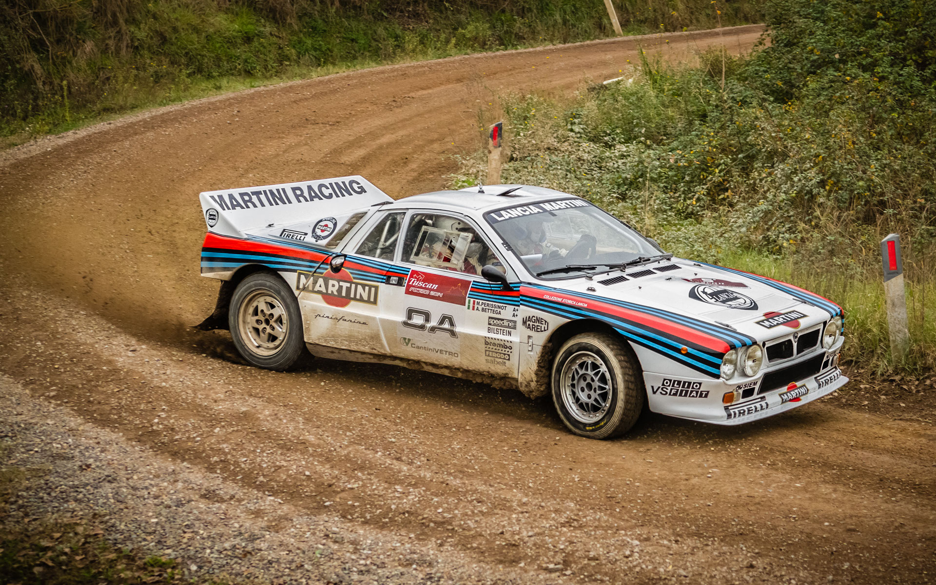 Tuscan Rewind 2014 - Derapata Lancia 037 Martini...