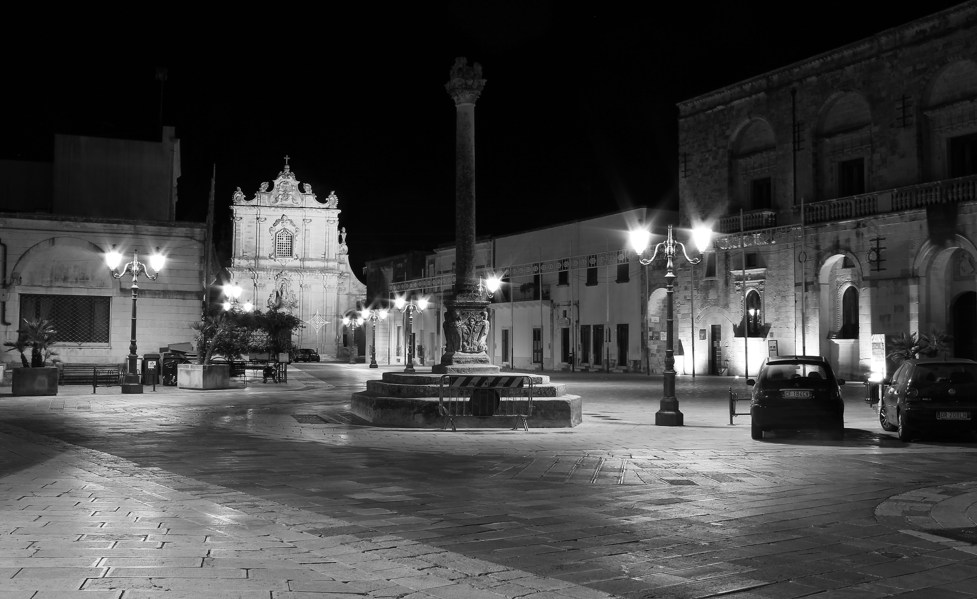 People's Square by night...