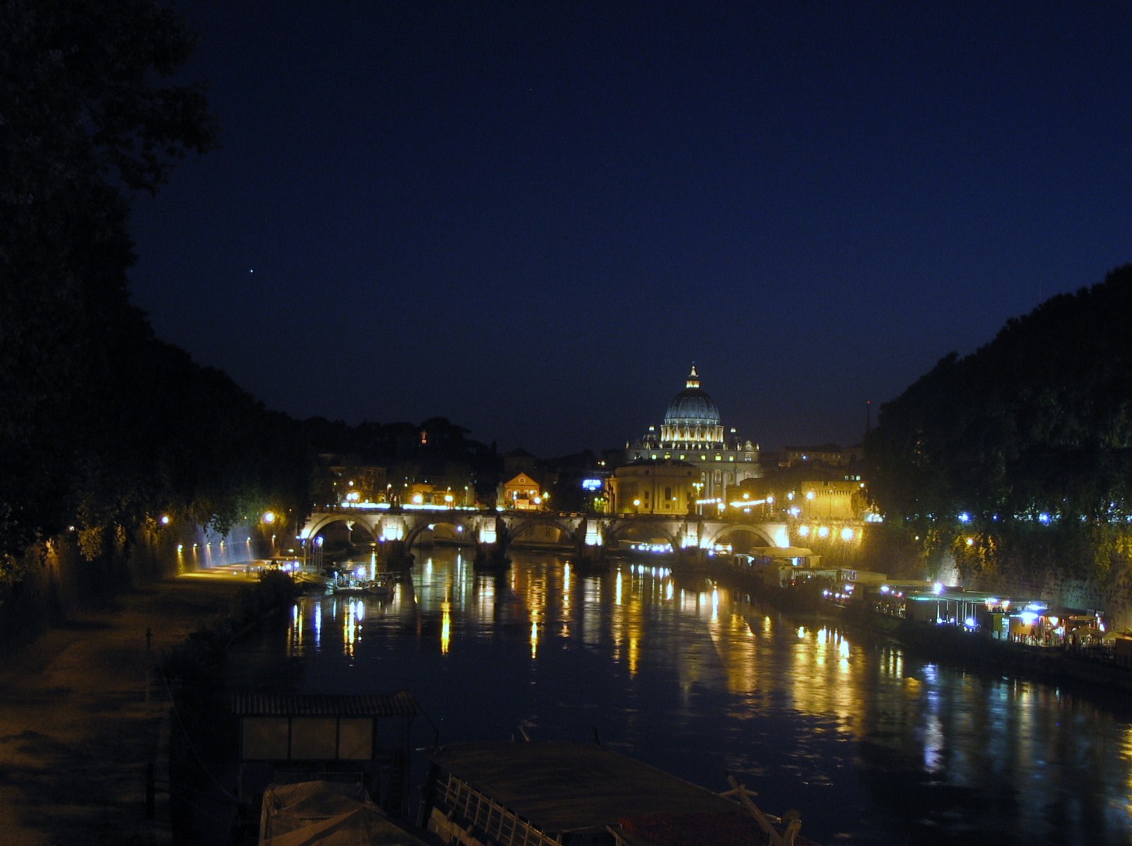 Lights on the Tiber...