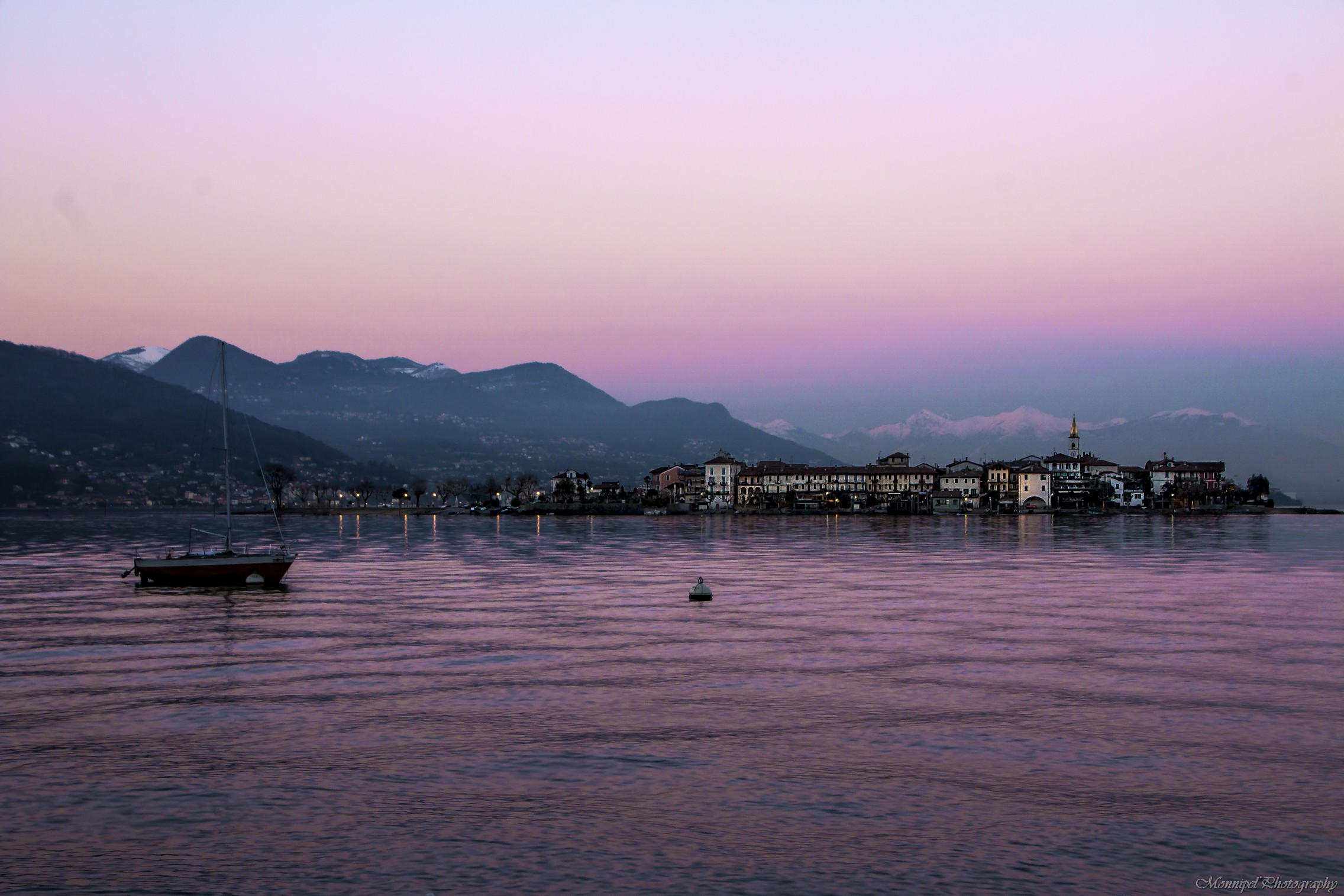 tramonto sul lago Maggiore 2...