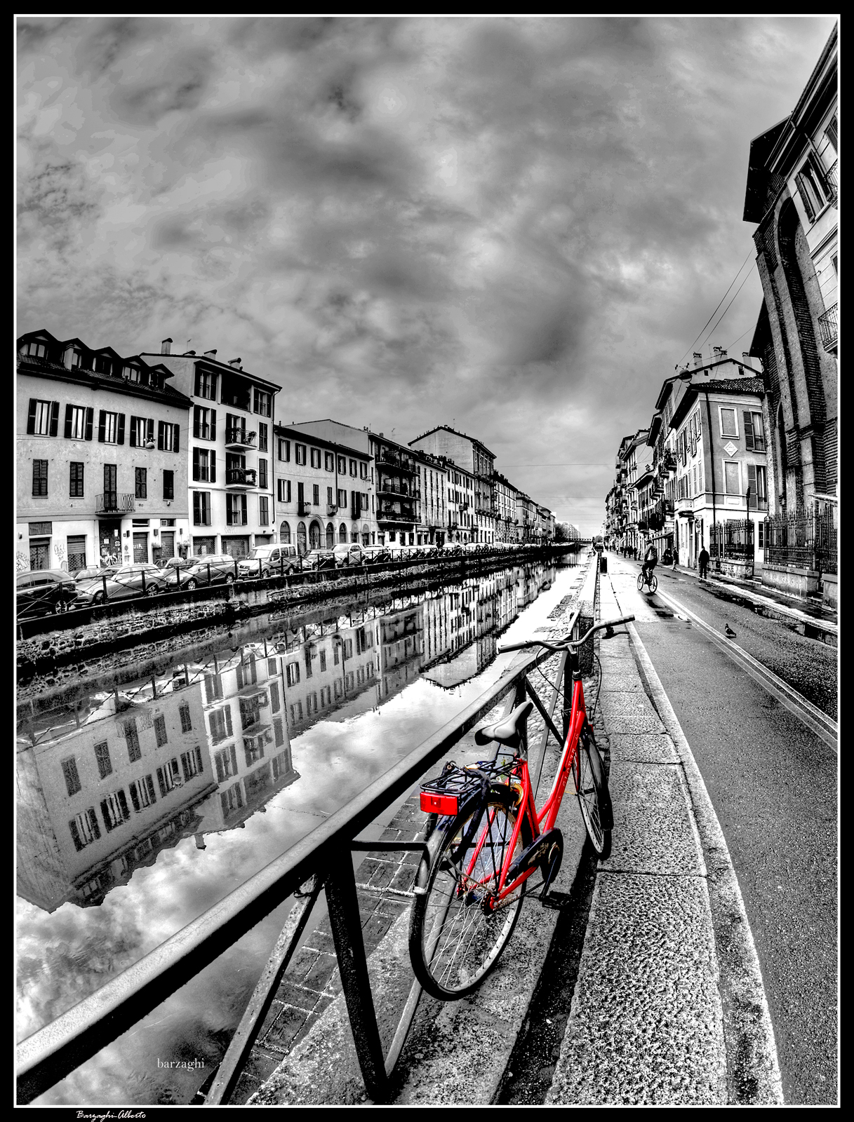 la bicicletta rossa...