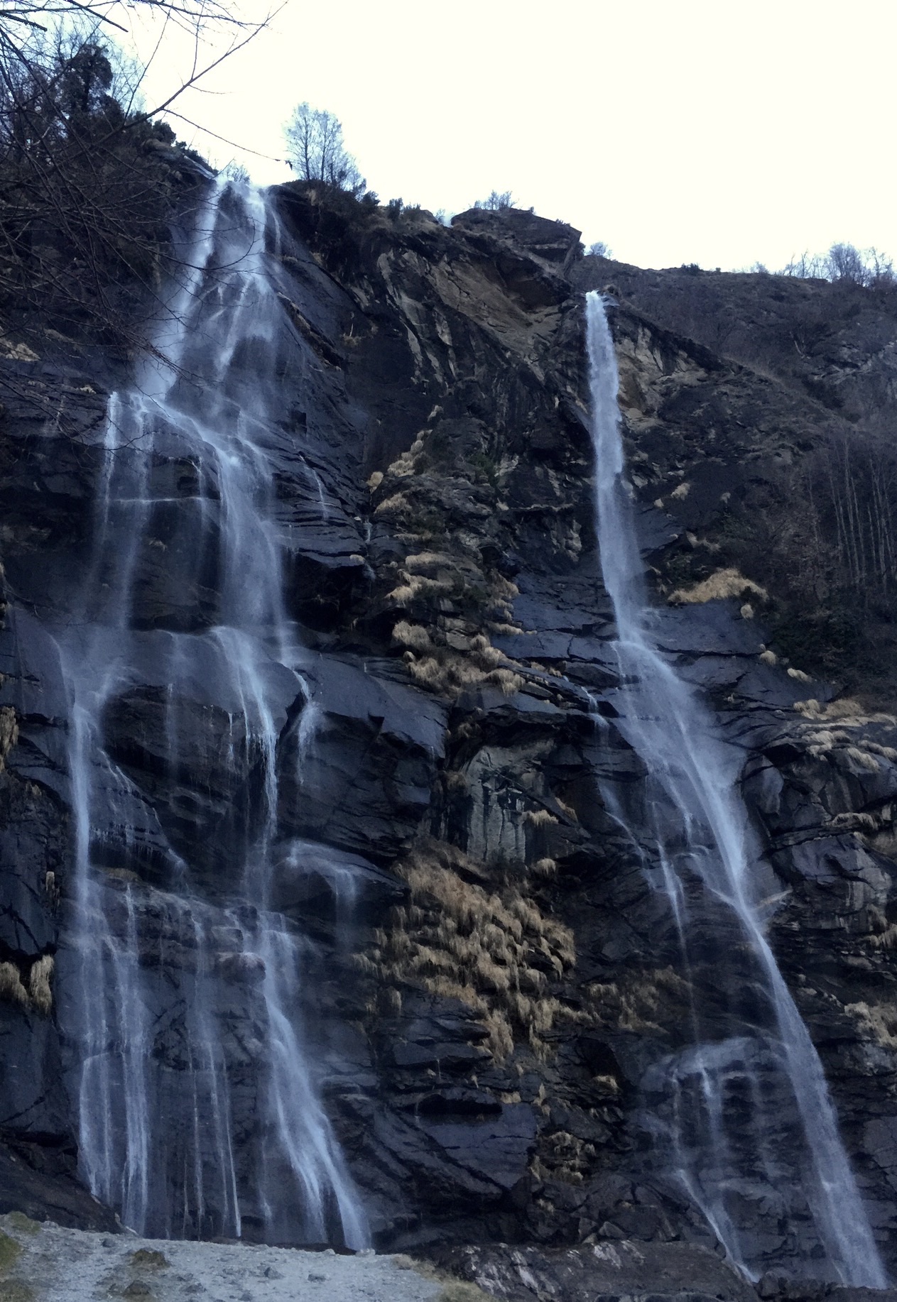 Waterfall in Piuro (Val Chiavenna)...