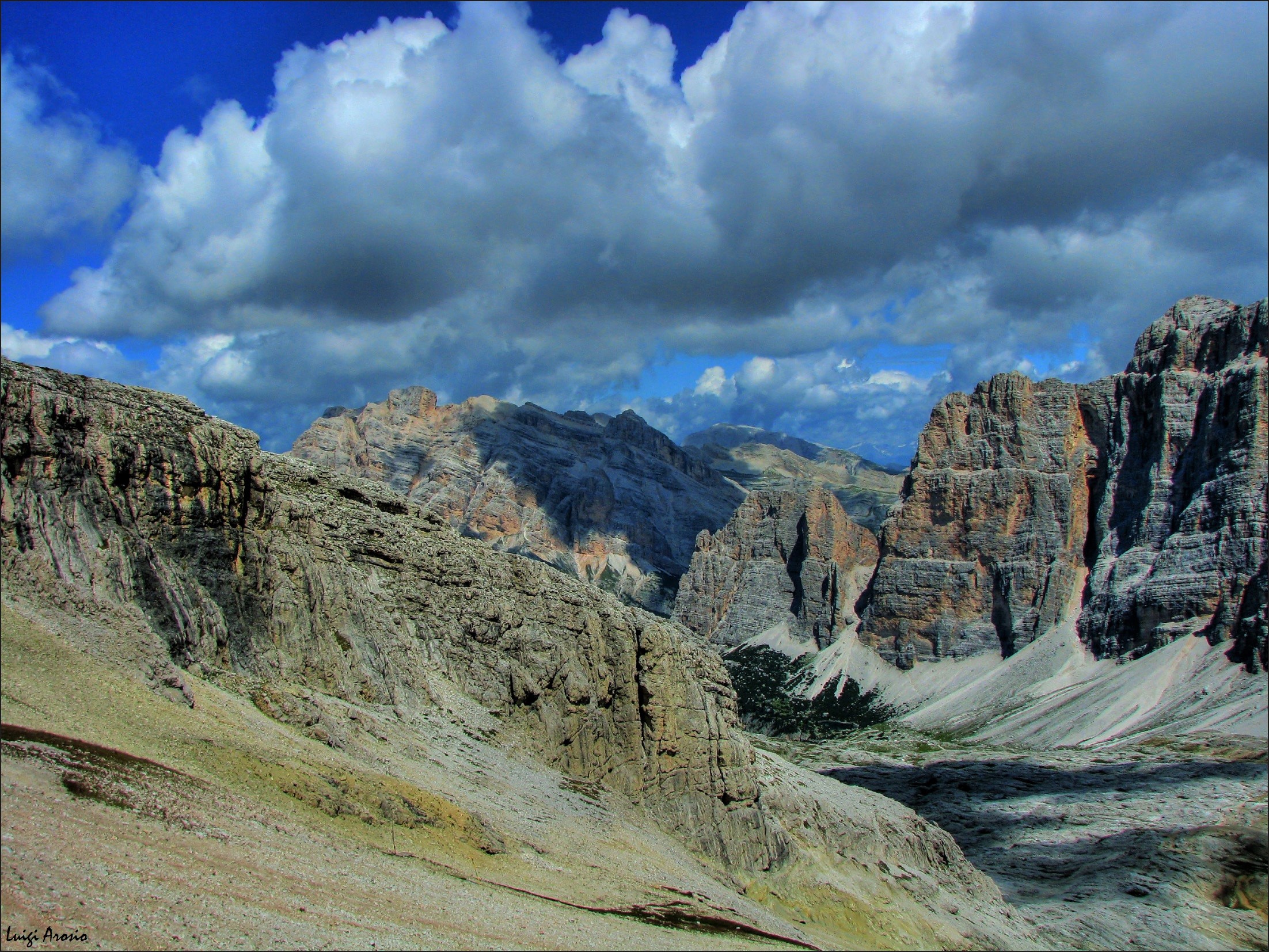 In the heart of the Dolomites...