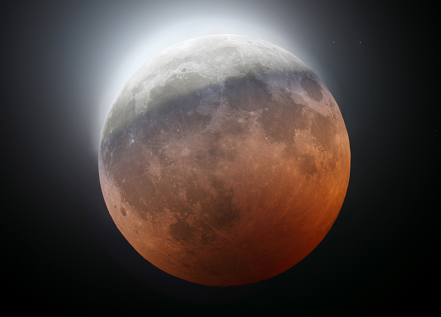 Eclisse parziale di Luna...