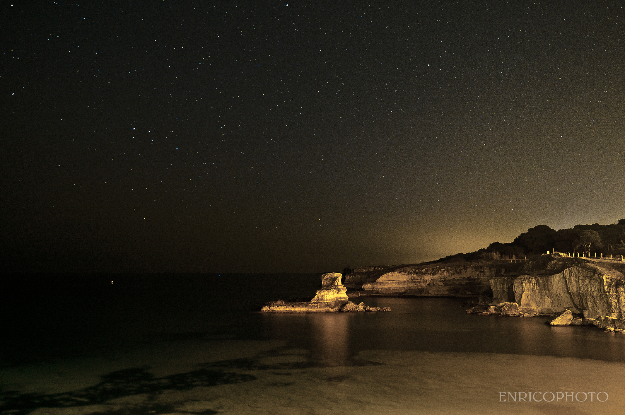 Bay of S Andrea Astrophotography...