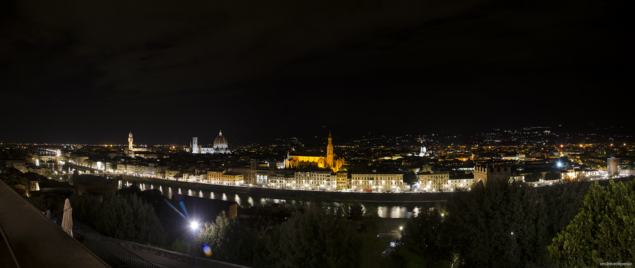 Florence at night...