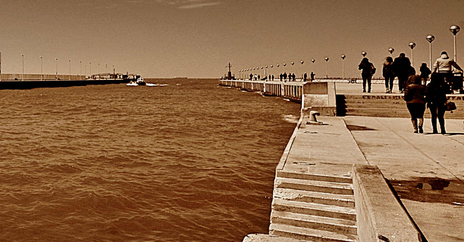 The port of Ostia RM...