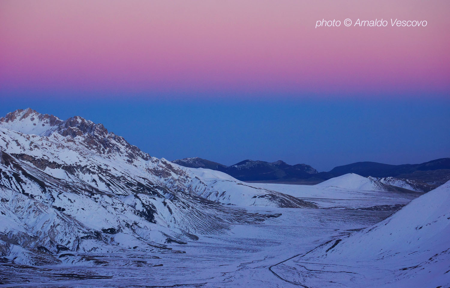 Campo Imperatore al crepuscolo...