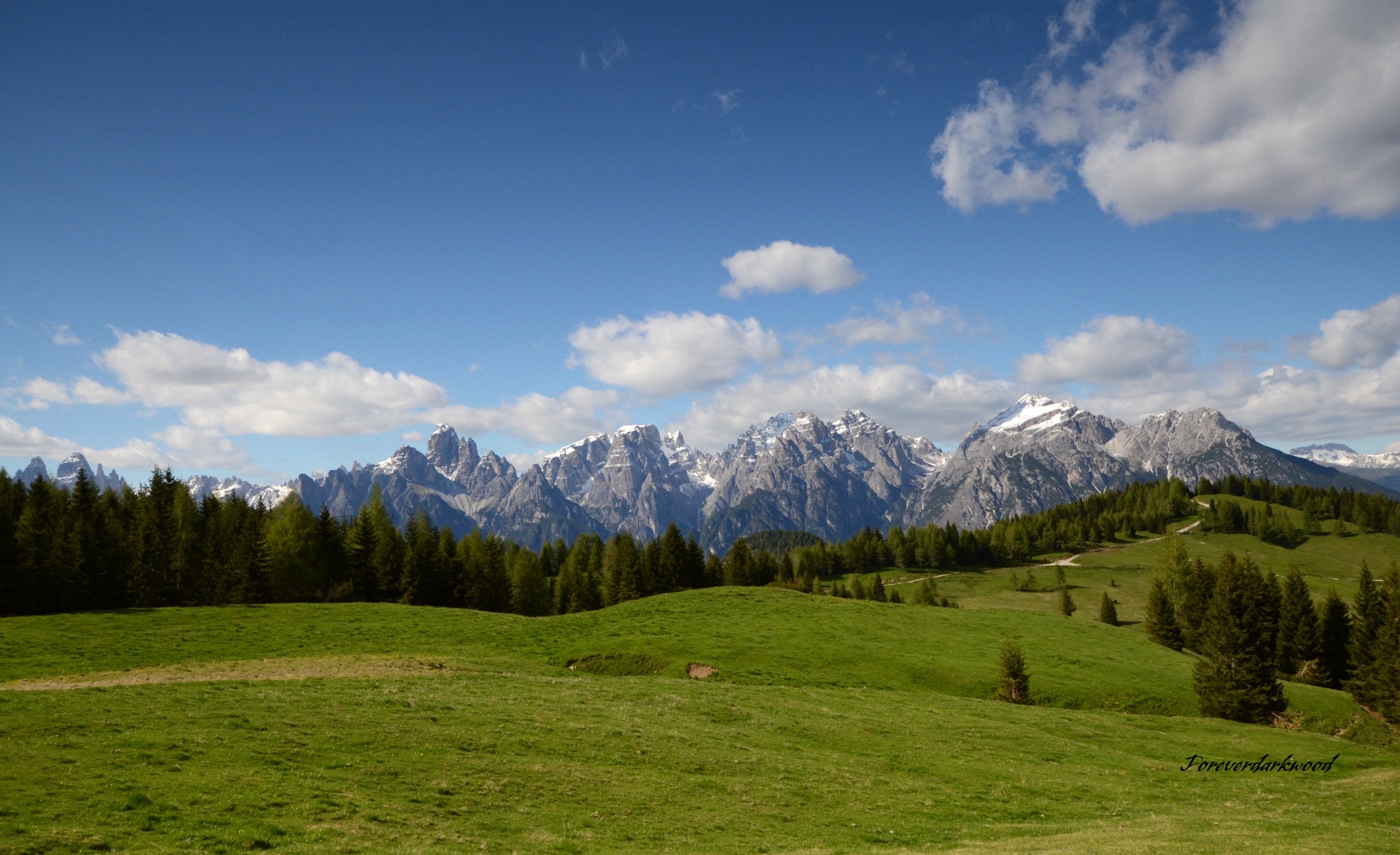 Vista da Pian dei buoi.....