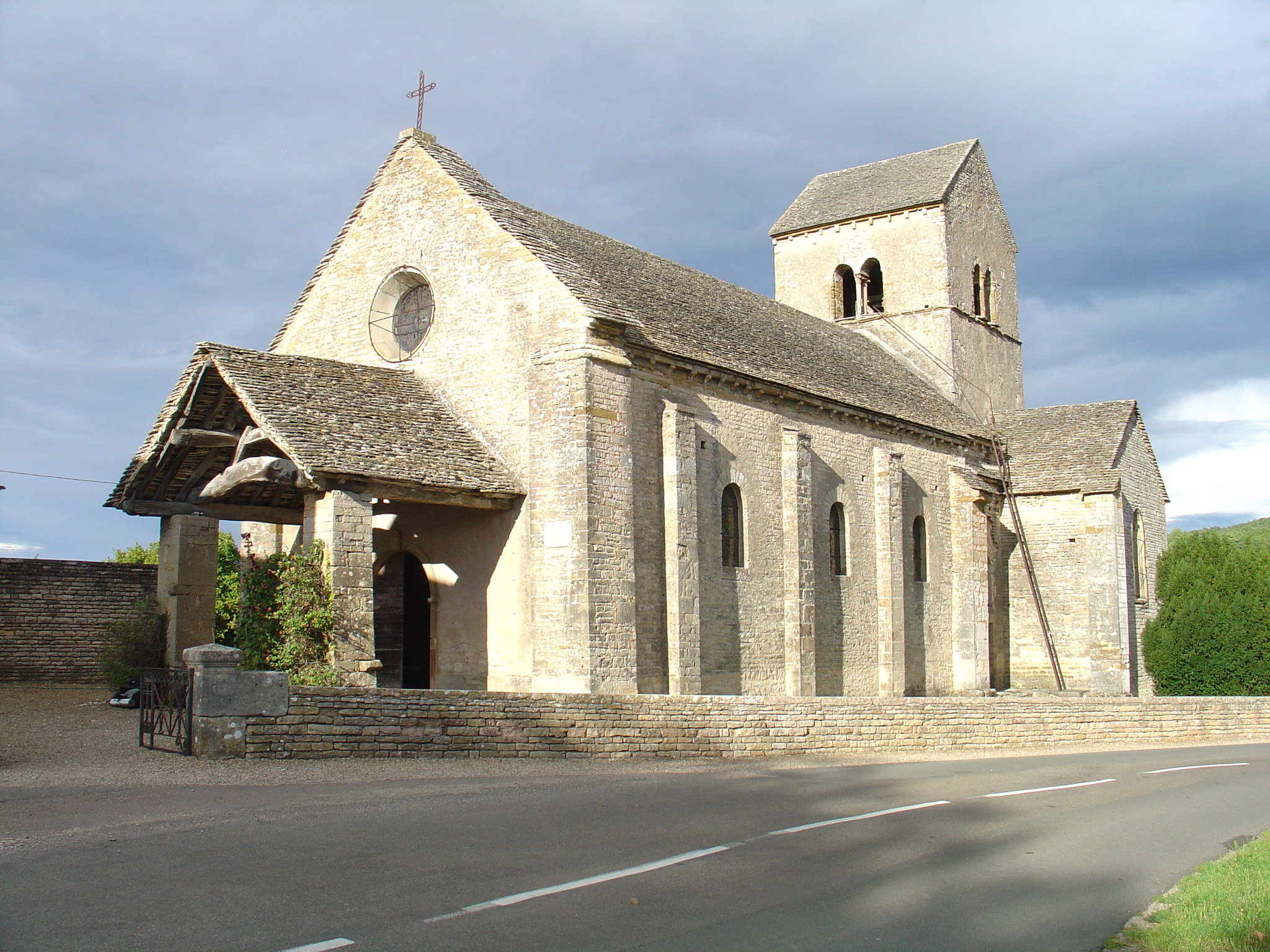 church in Burgundy...