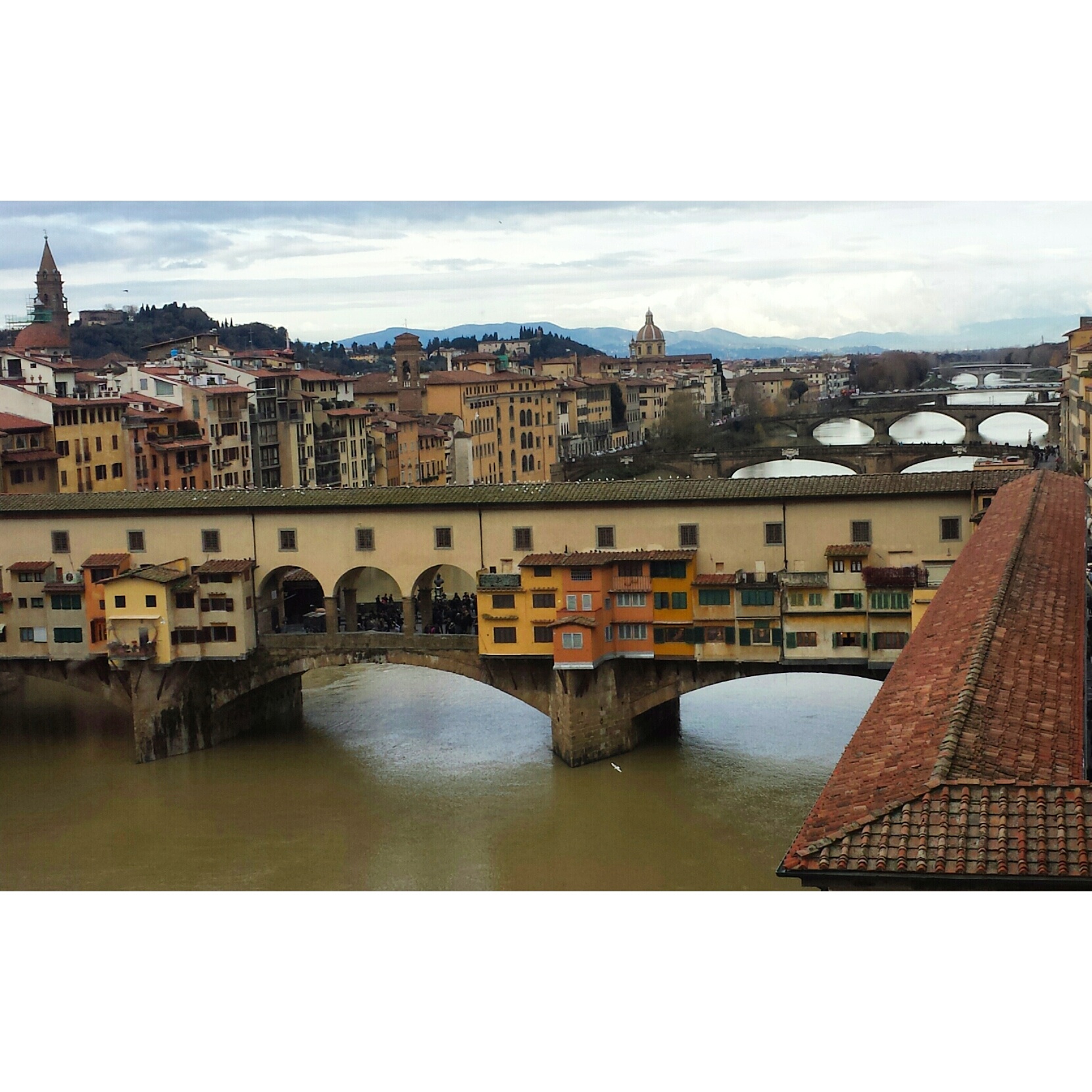 Veduta dagli Uffizi....