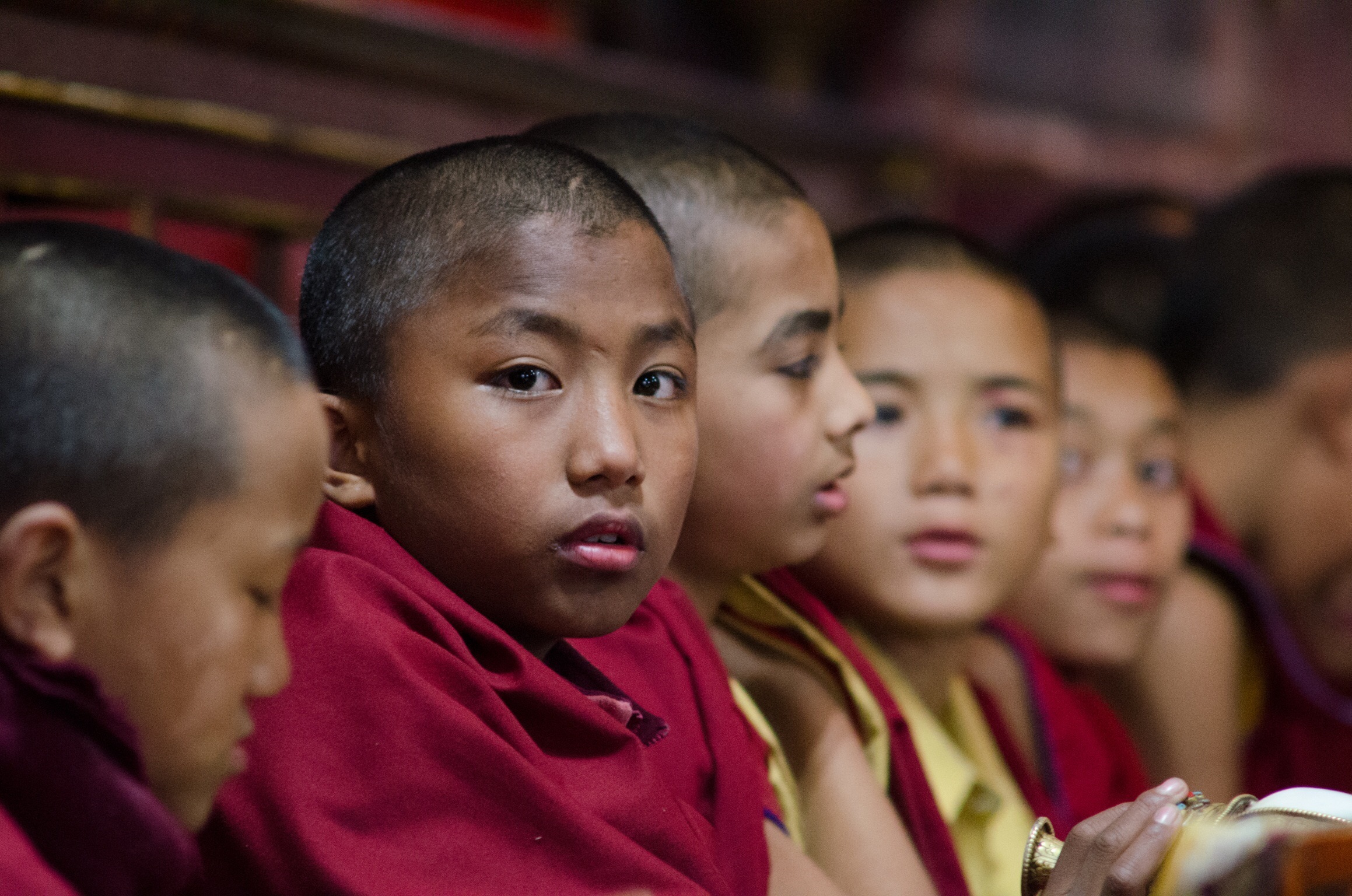 Small Buddhist monaco...