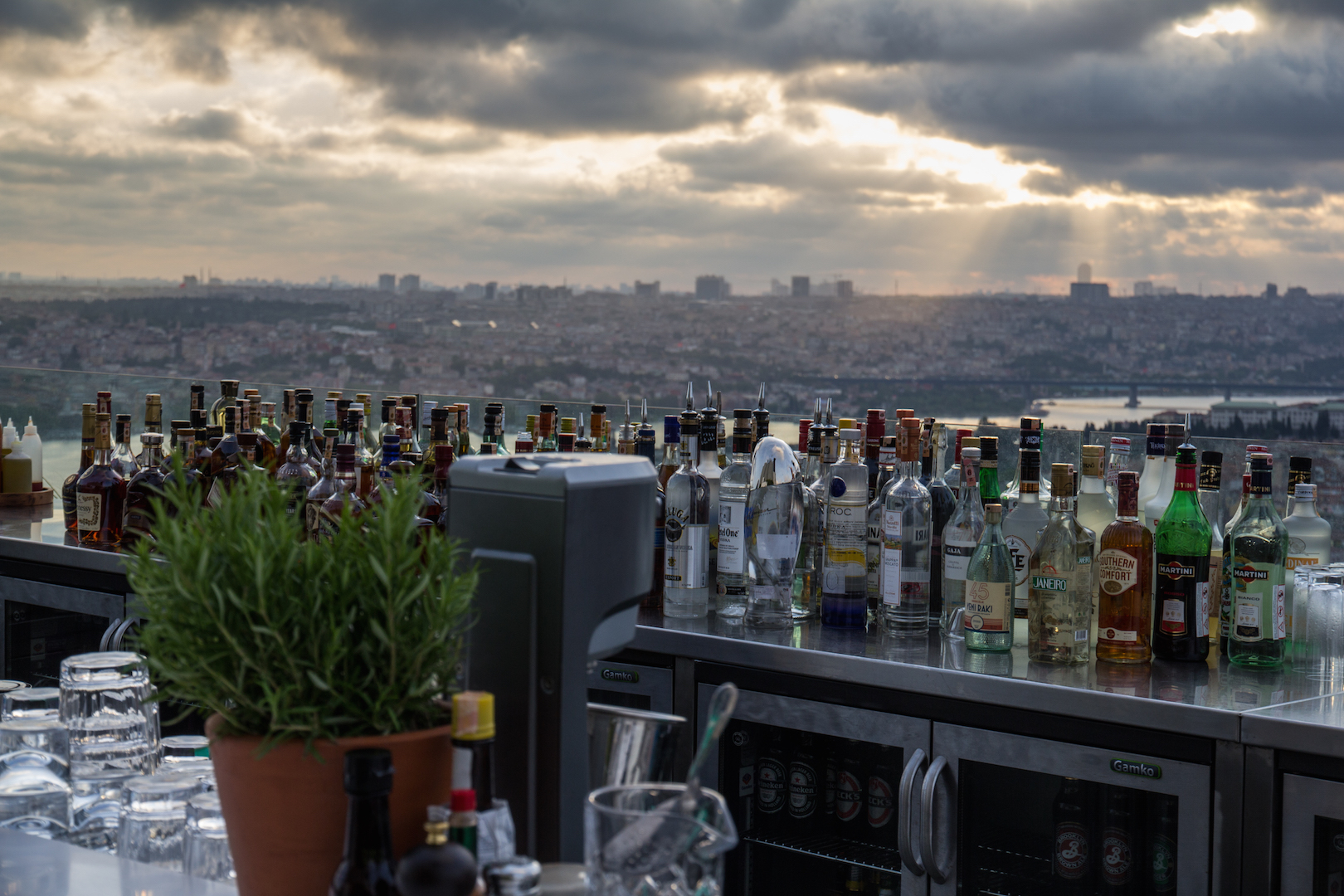 View of Istanbul restaurant Mikla...