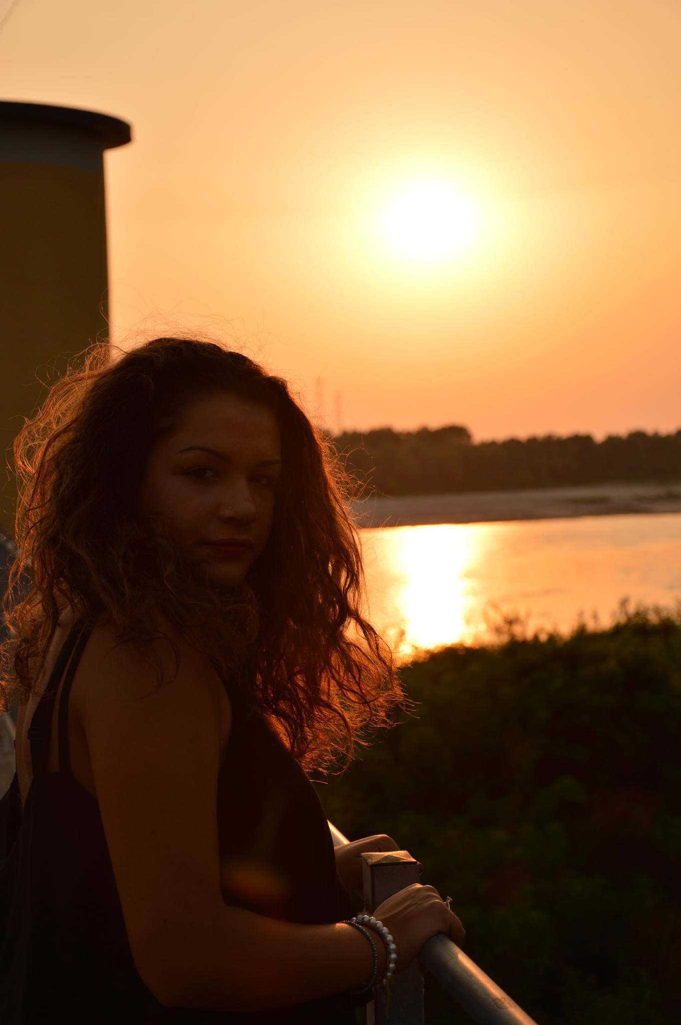 Kissed by sunset...