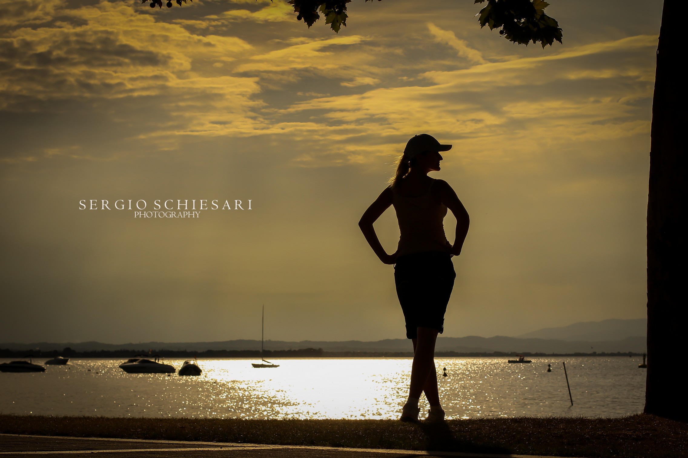 tramonto con il Garda.......
