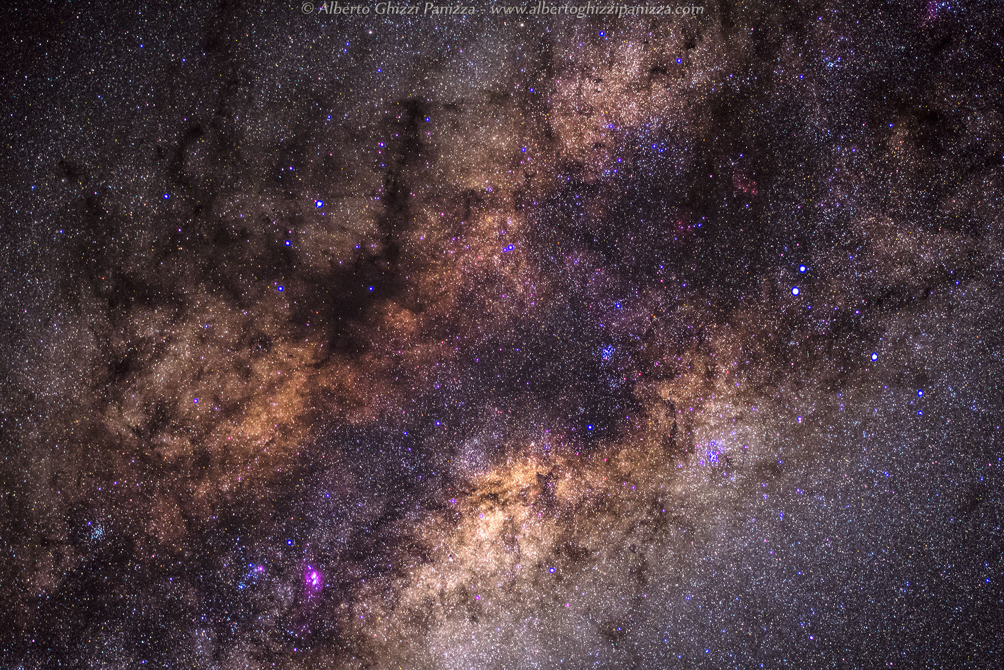 Inside the Milky Way...
