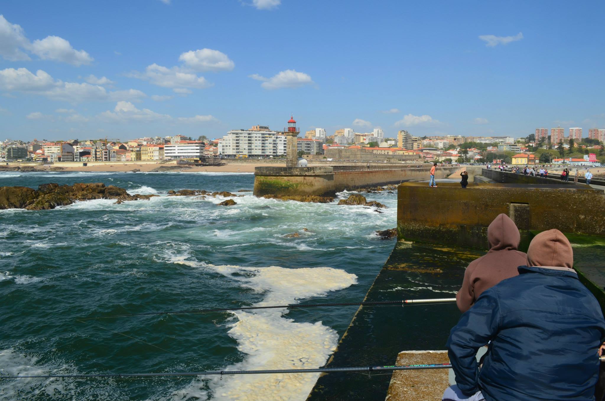 Porto city views from the lighthouse. Nikon d5100. 18-55 mm....