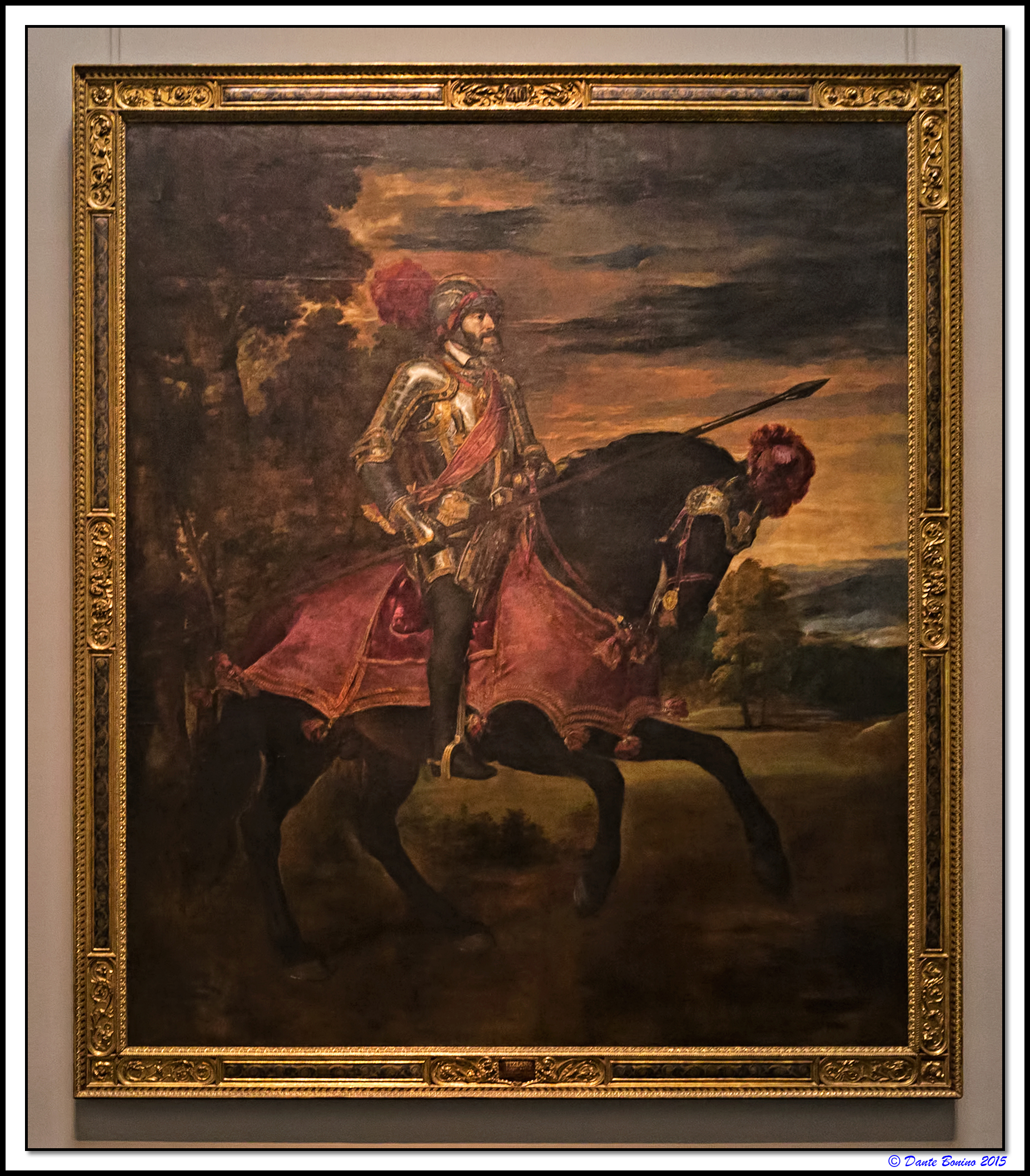Prado: Ritratto di Carlo V a cavallo...