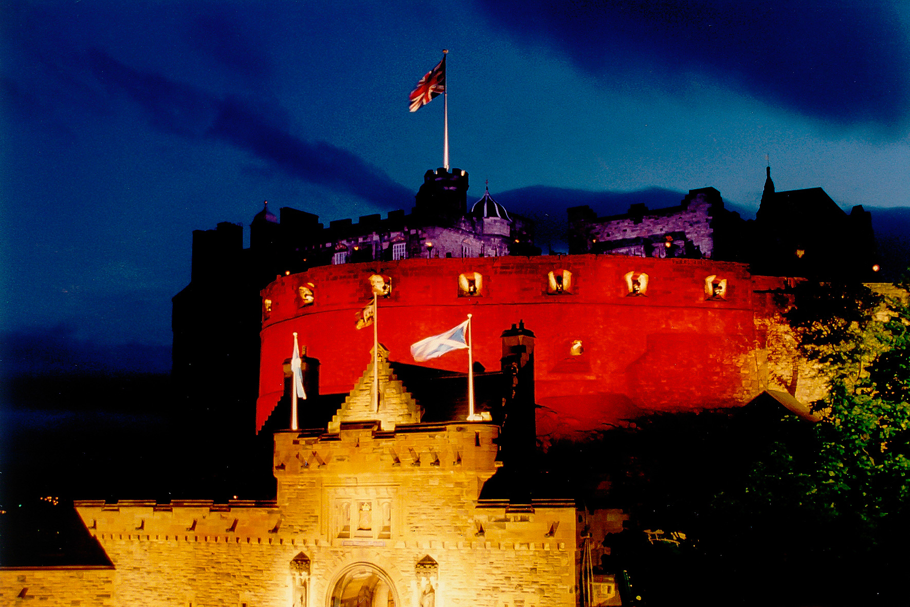 Edinburgh castle...