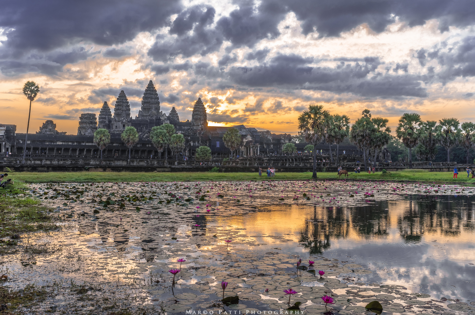 Sunrise at Angkor Wat...