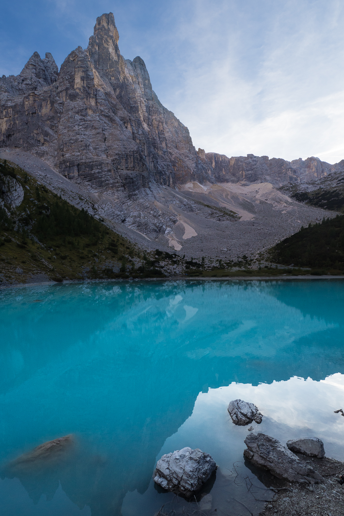 Lake Sorapis and Finger of God...