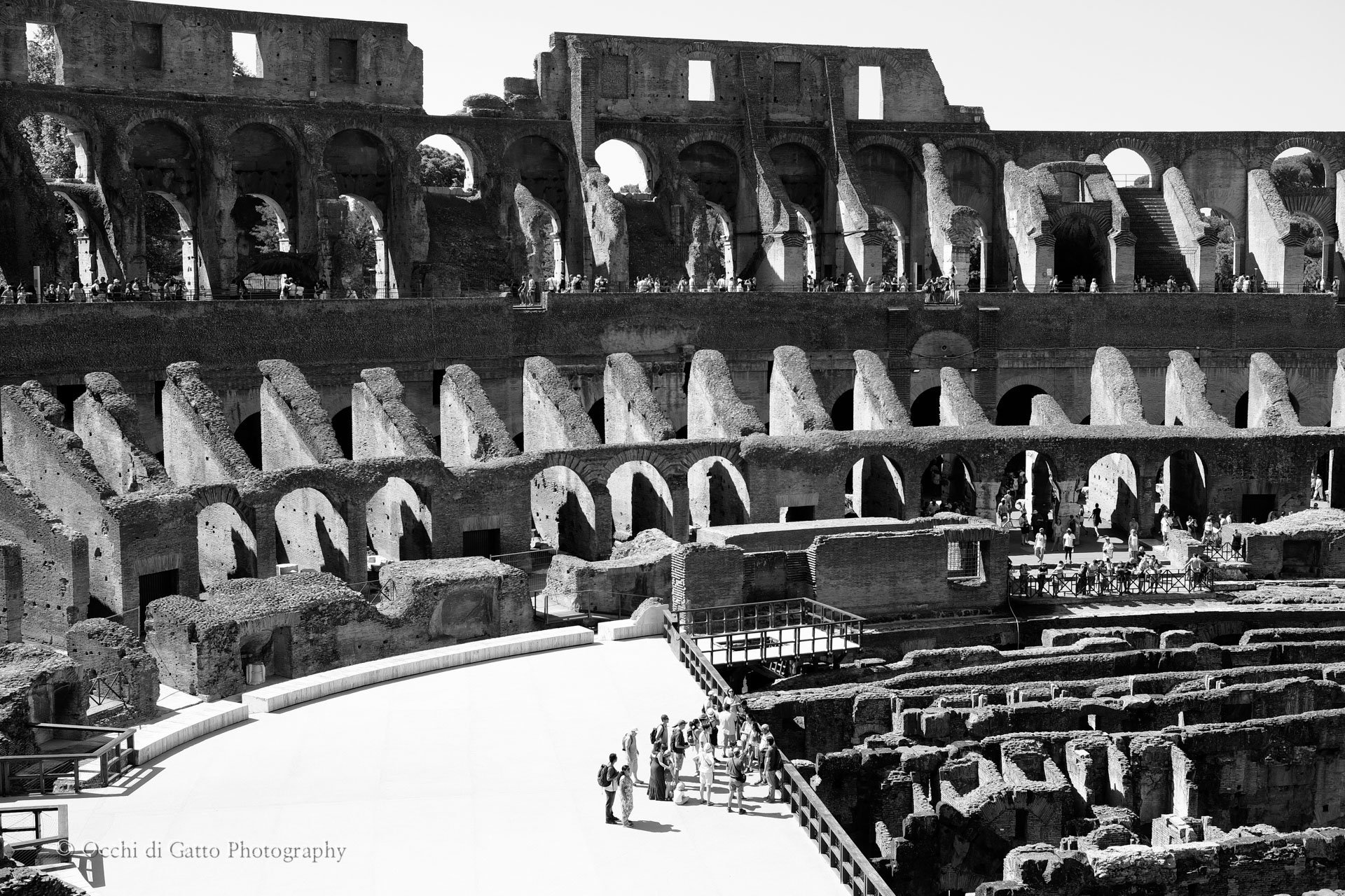 Visitando il Colosseo...