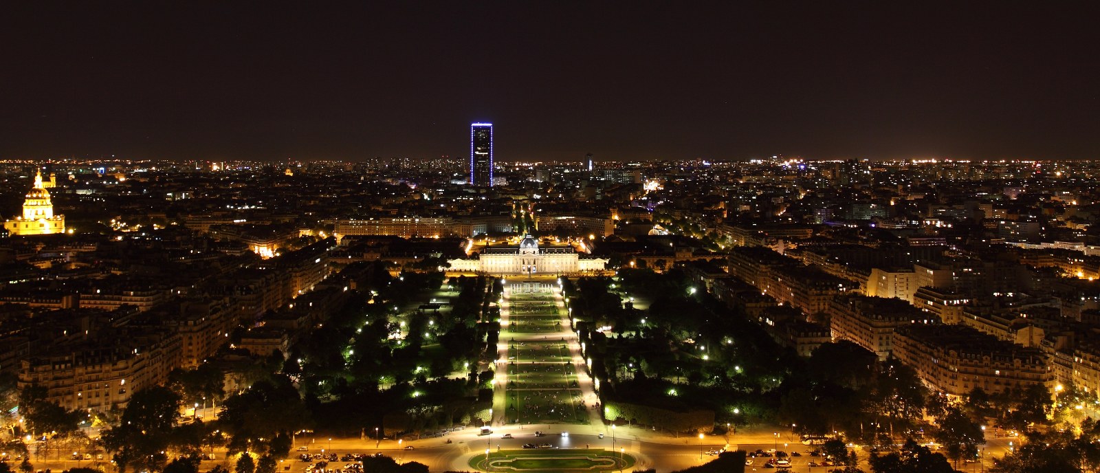 Paris from the Eiffel Tower...