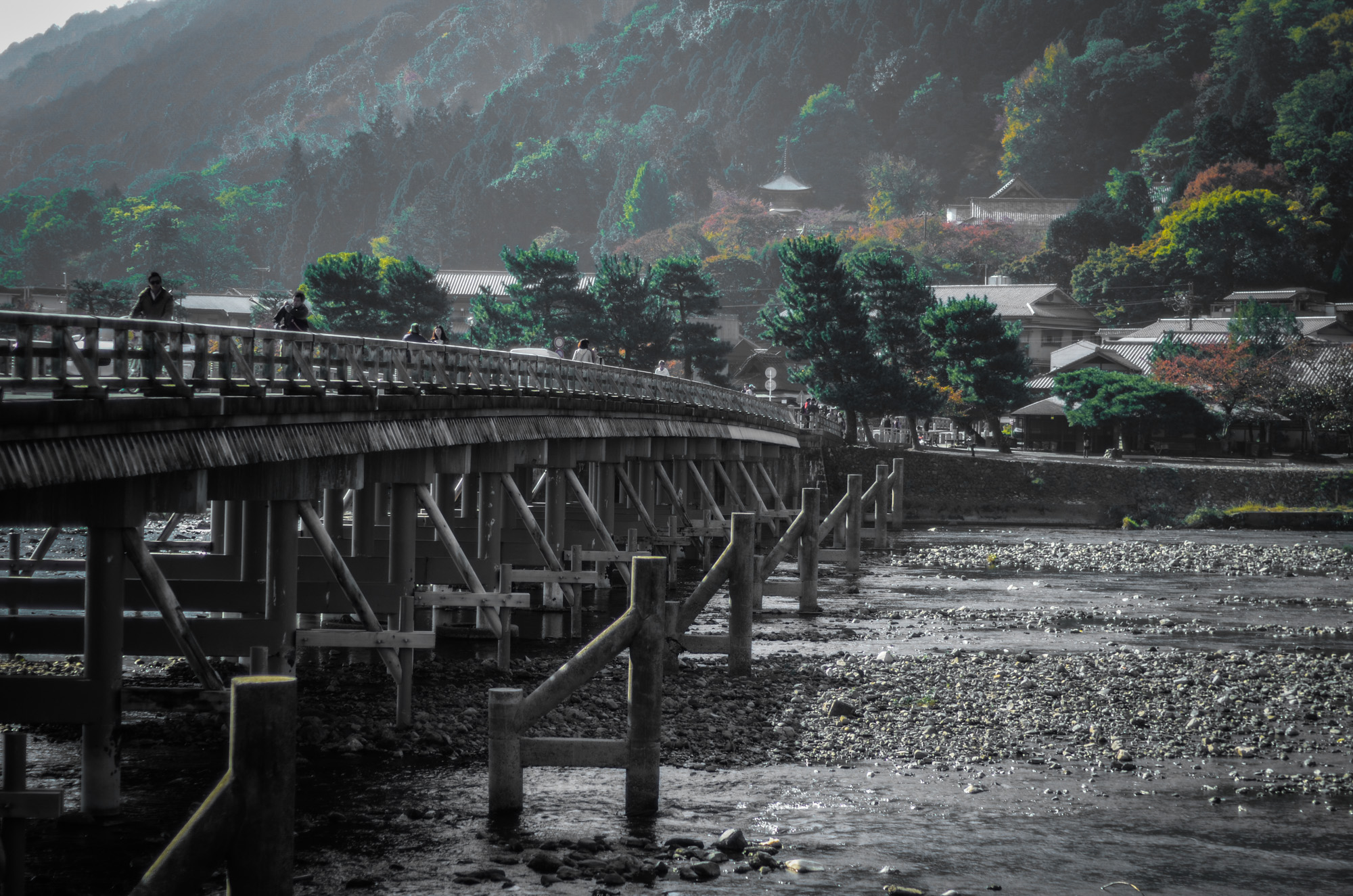 Togetsukyo Bridge...