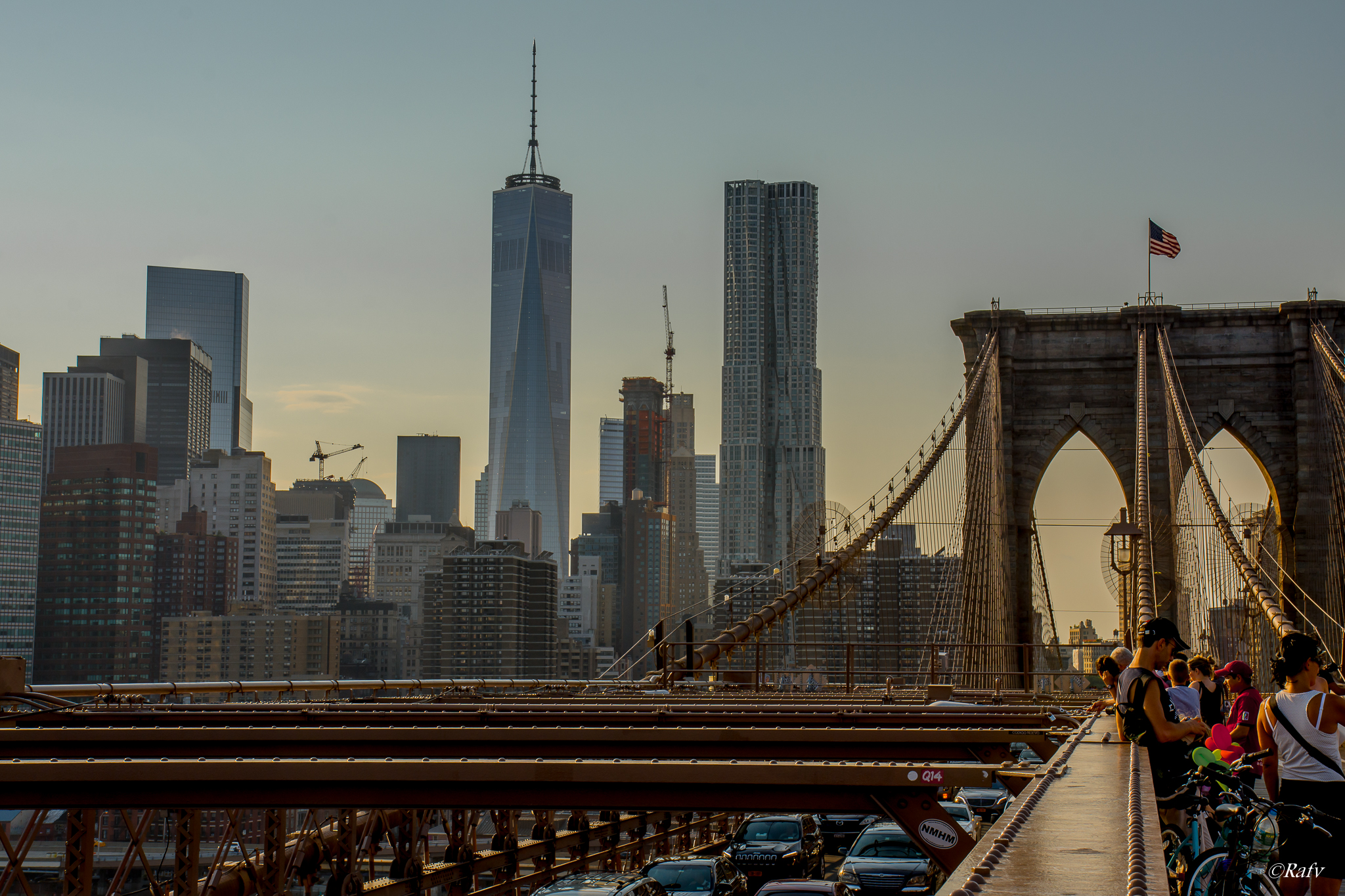 New York city And Brooklyn Bridge...