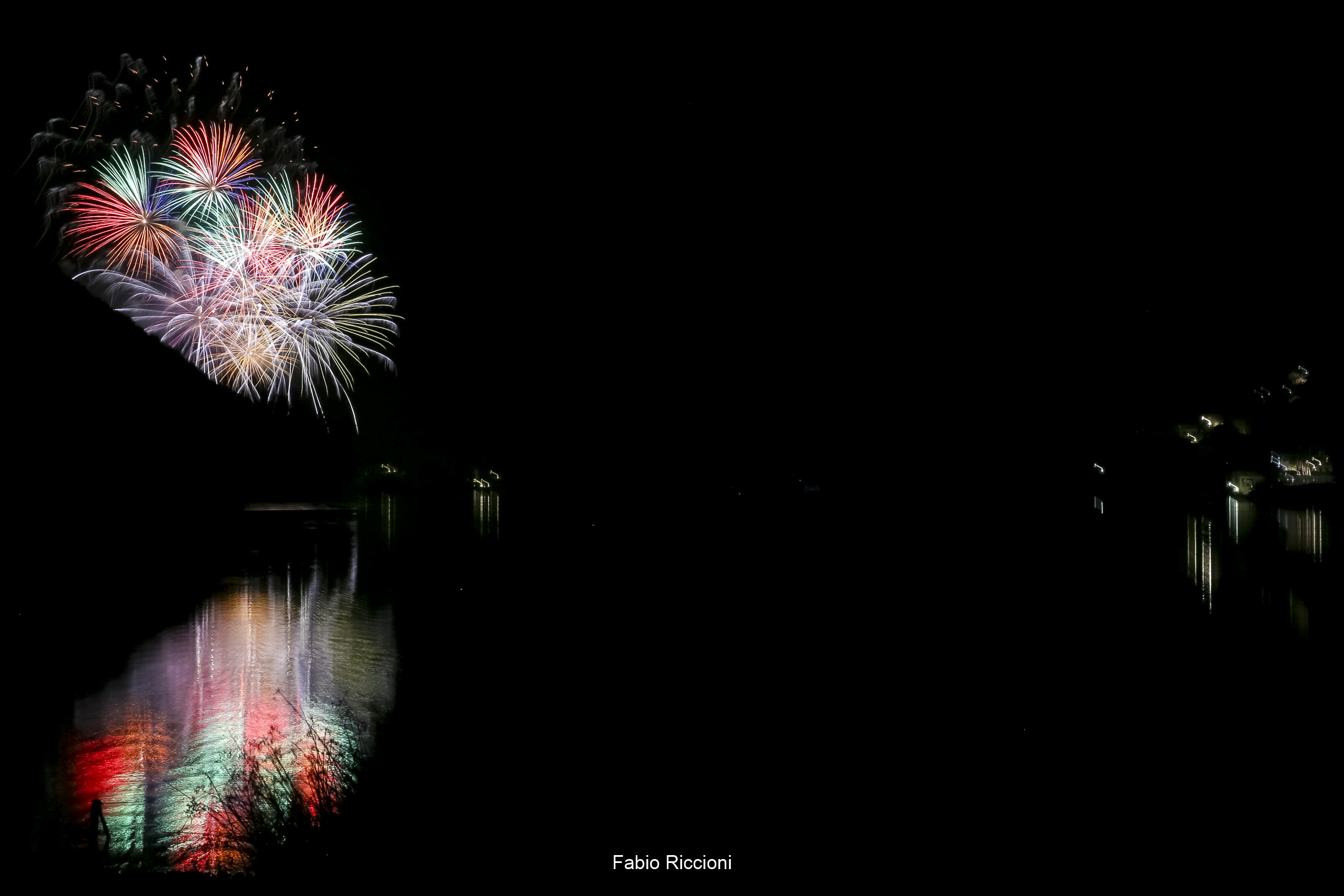 Fireworks on the lake - Piediluco...