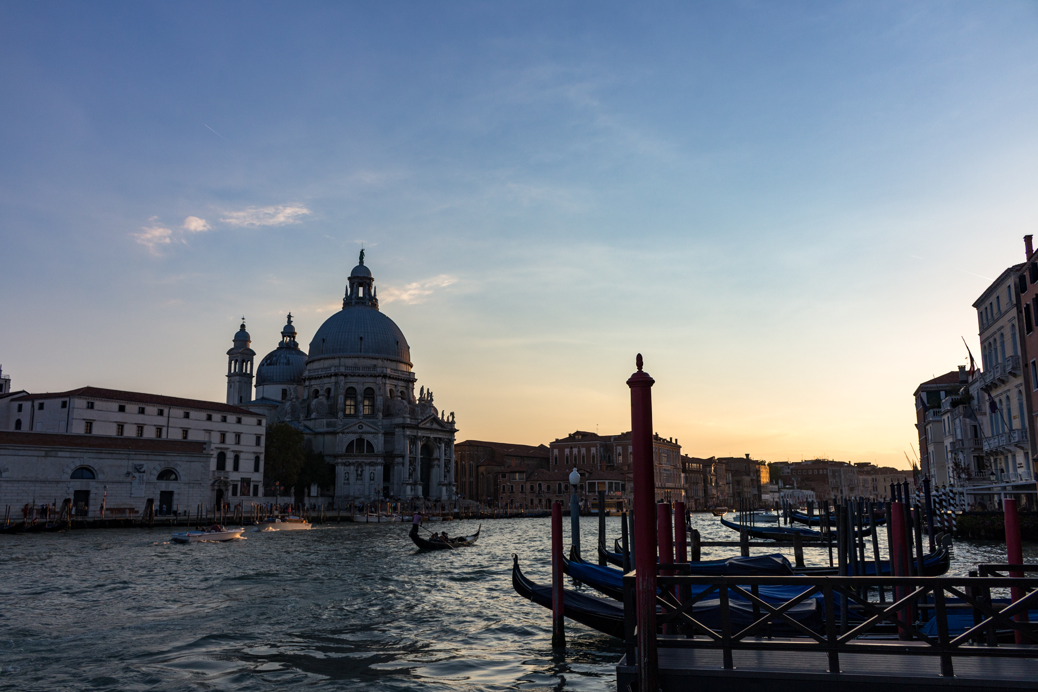Santa Maria della Salute .. Towards sunset...