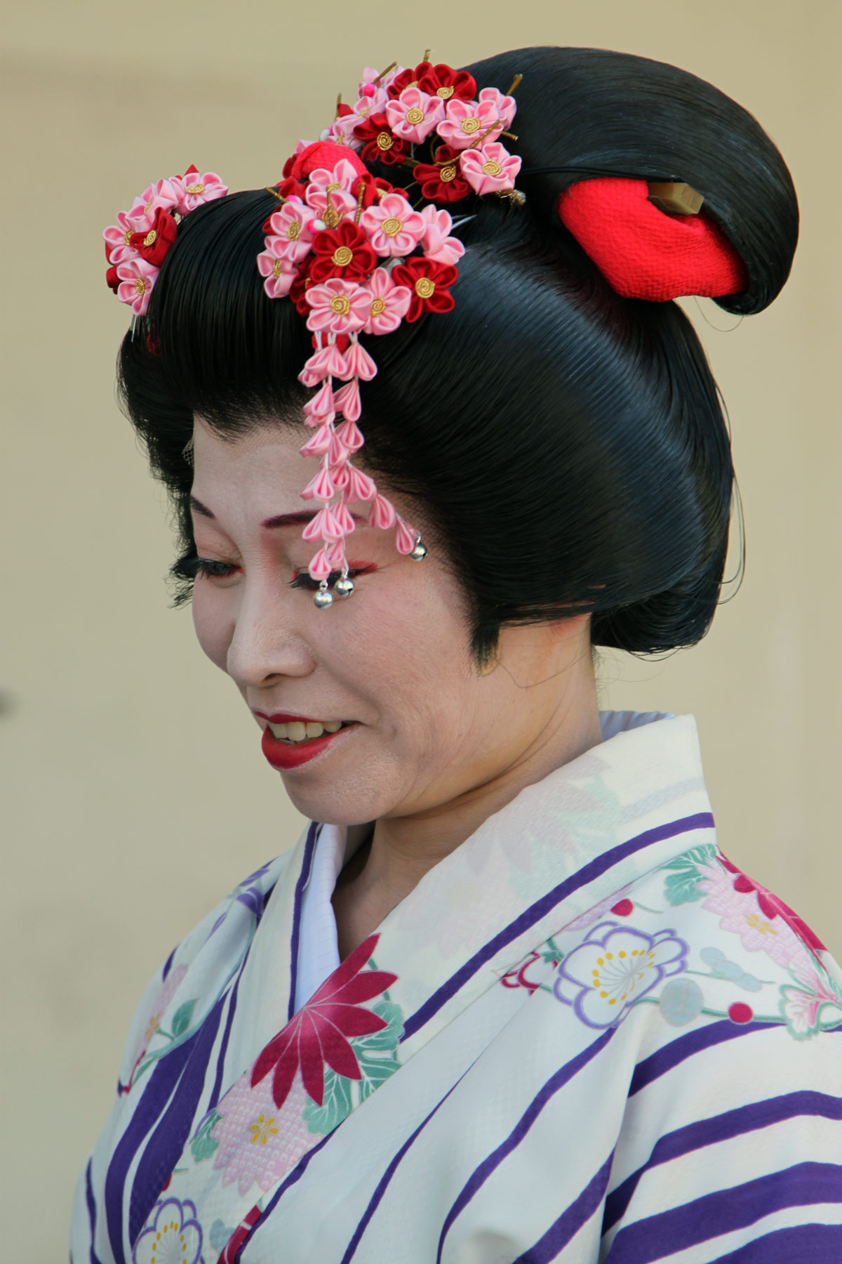 Geisha at the festival of the East in Naples...