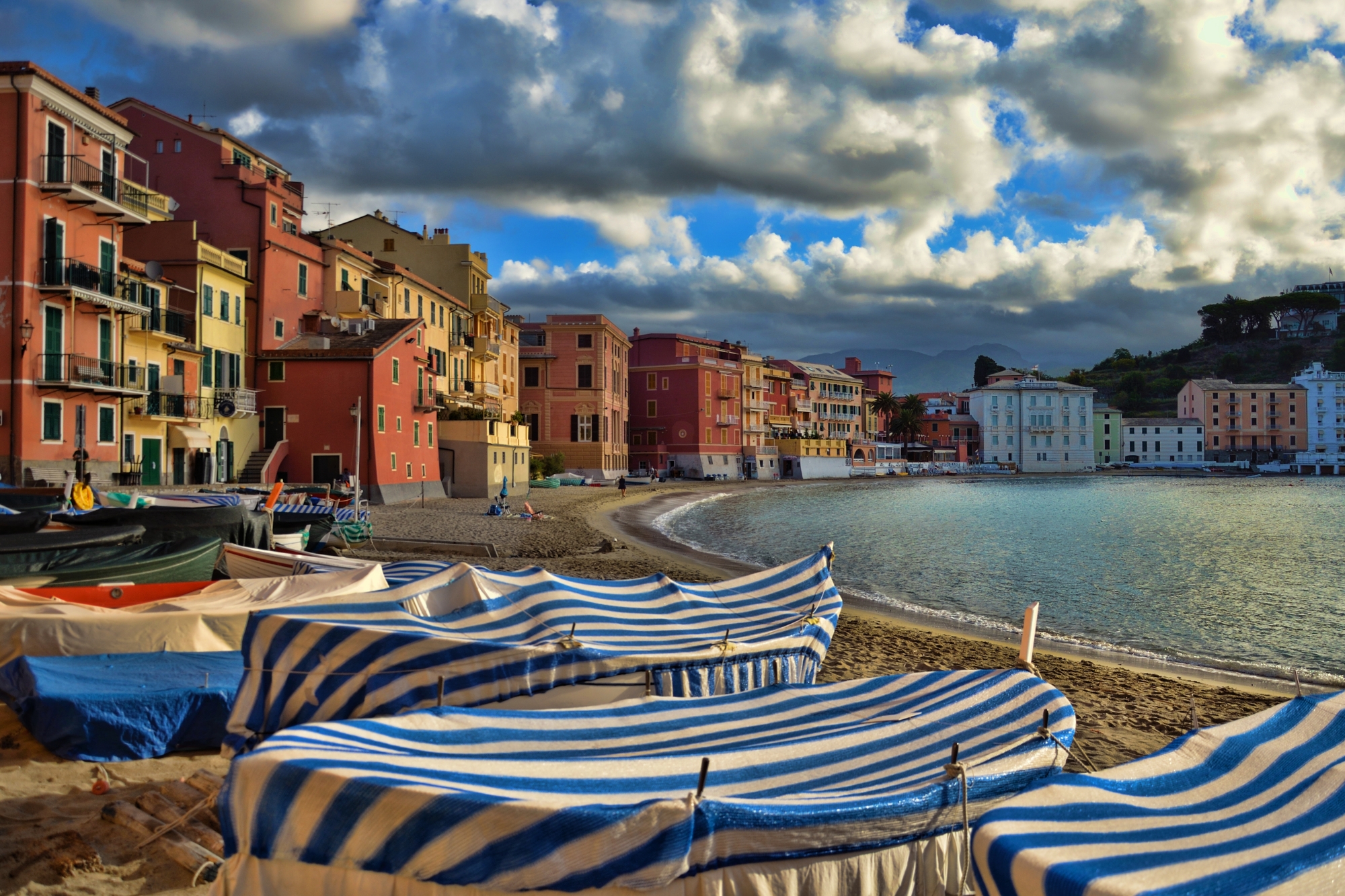 Sestri Levante with boats...