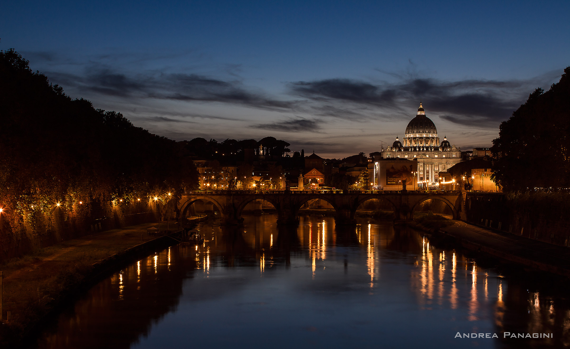 Il mio primo tramonto a Roma...