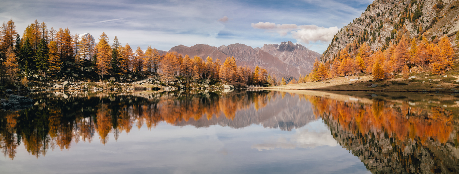 Lago d'Arpy in autunno...