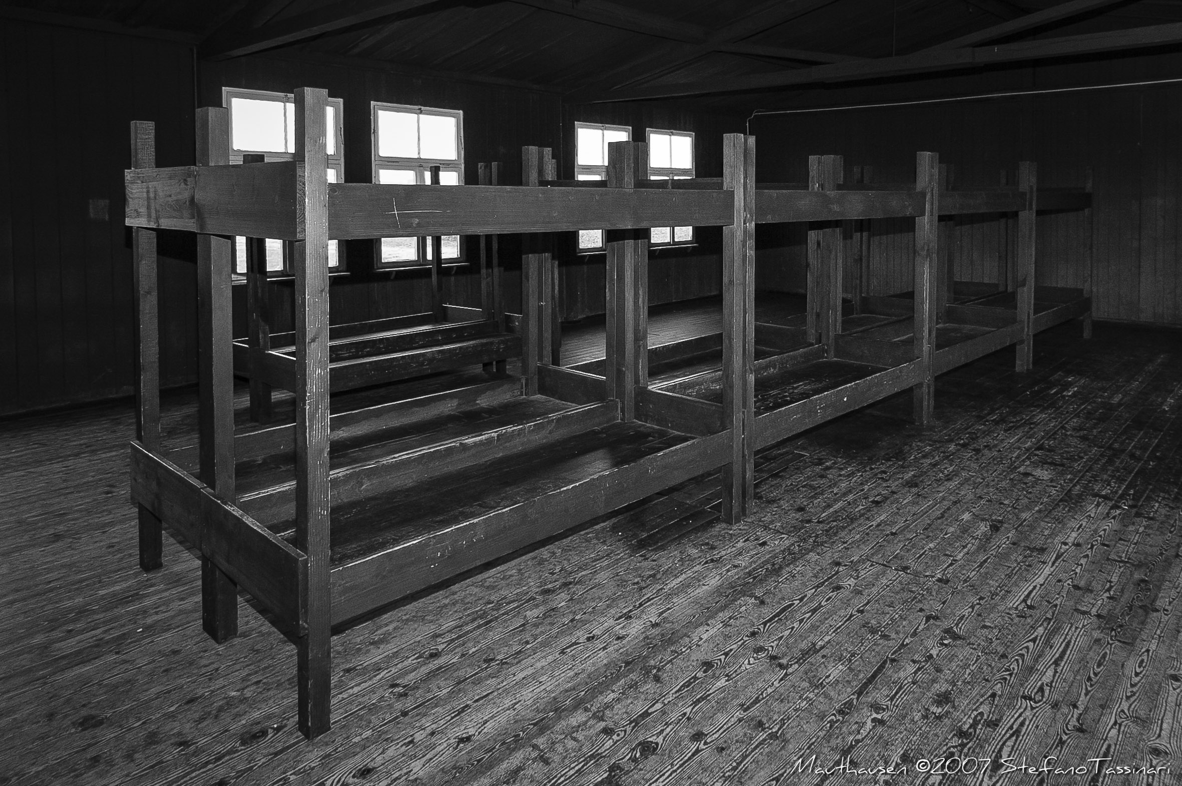 Dormitorio di Mauthausen...