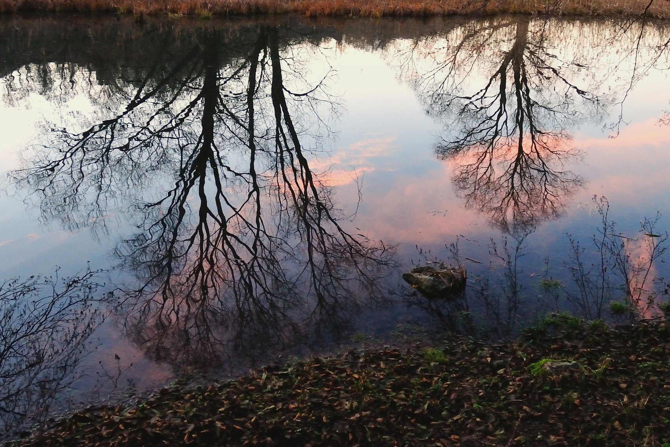Tramonto fiume Adda...