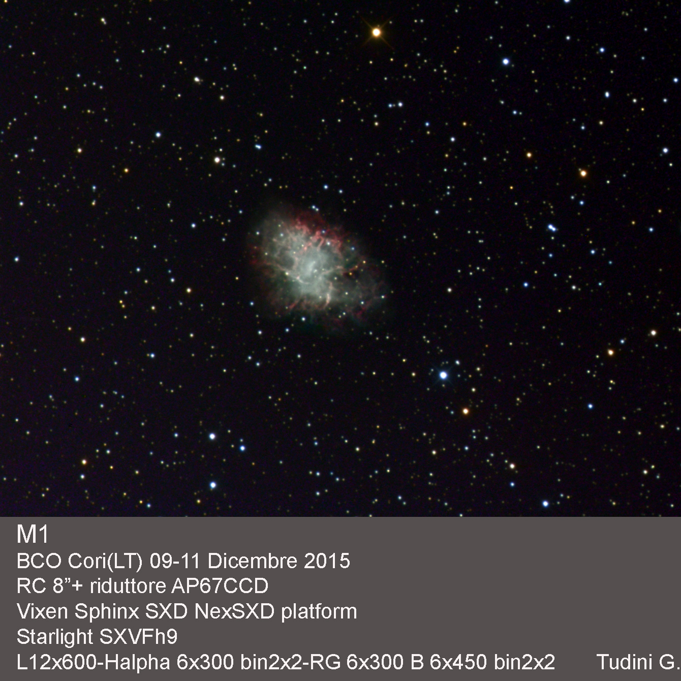 M1 Crab Nebula...