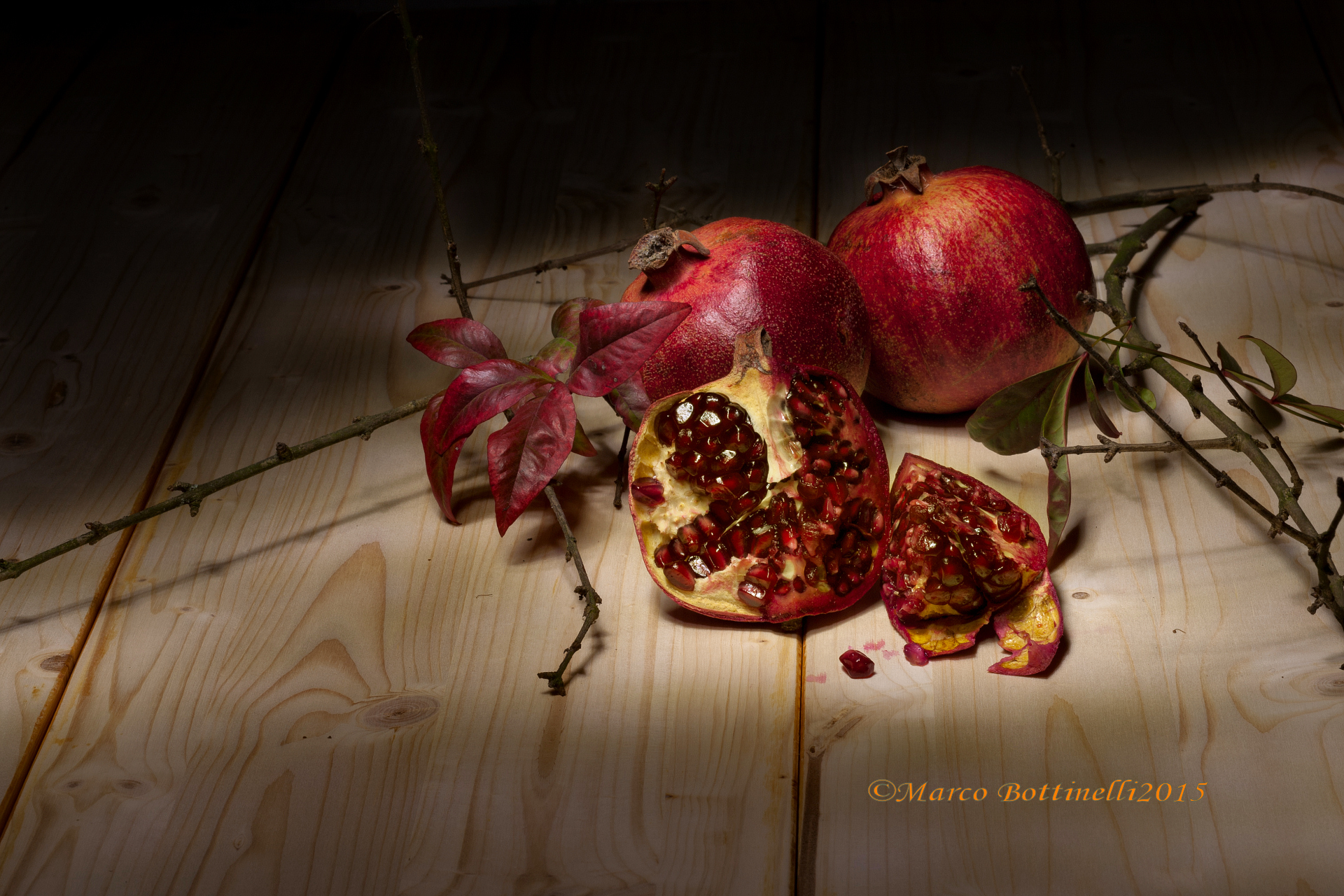Pomegranate (Punica granatum)...